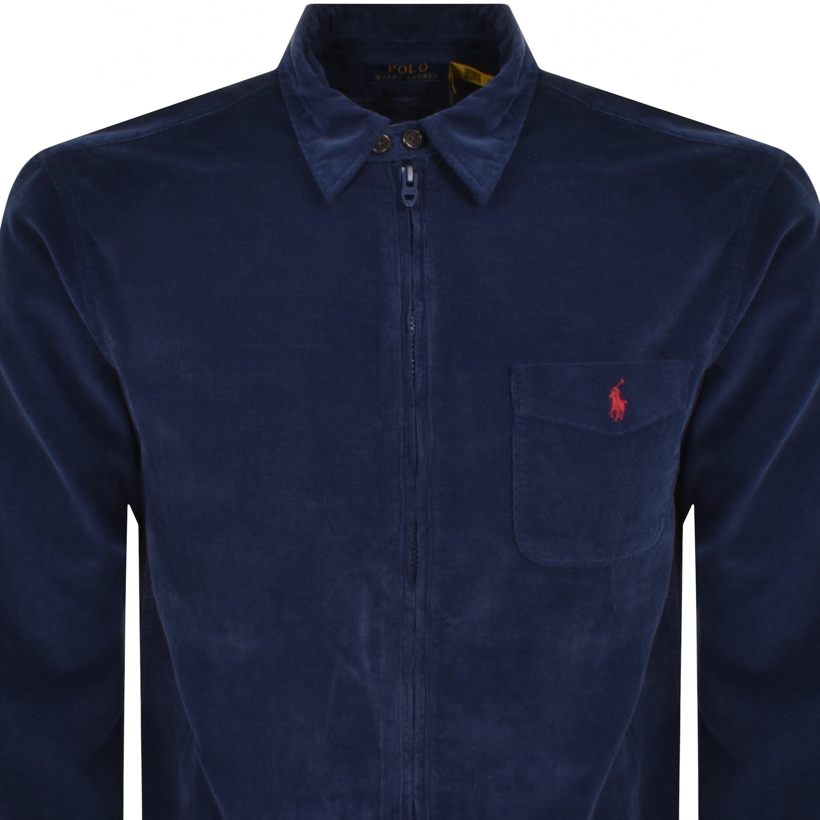 Shop Ralph Lauren Overshirt Navy