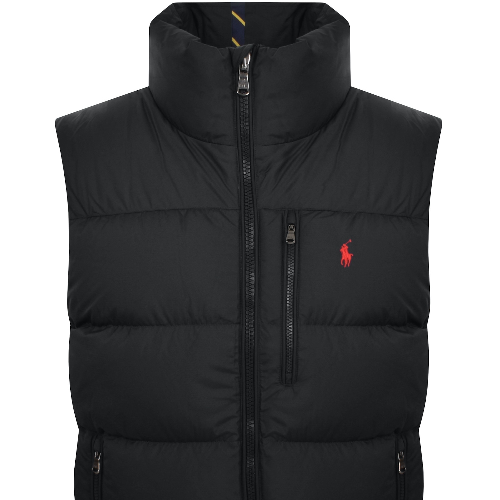 Shop Ralph Lauren Quilted Gilet Black