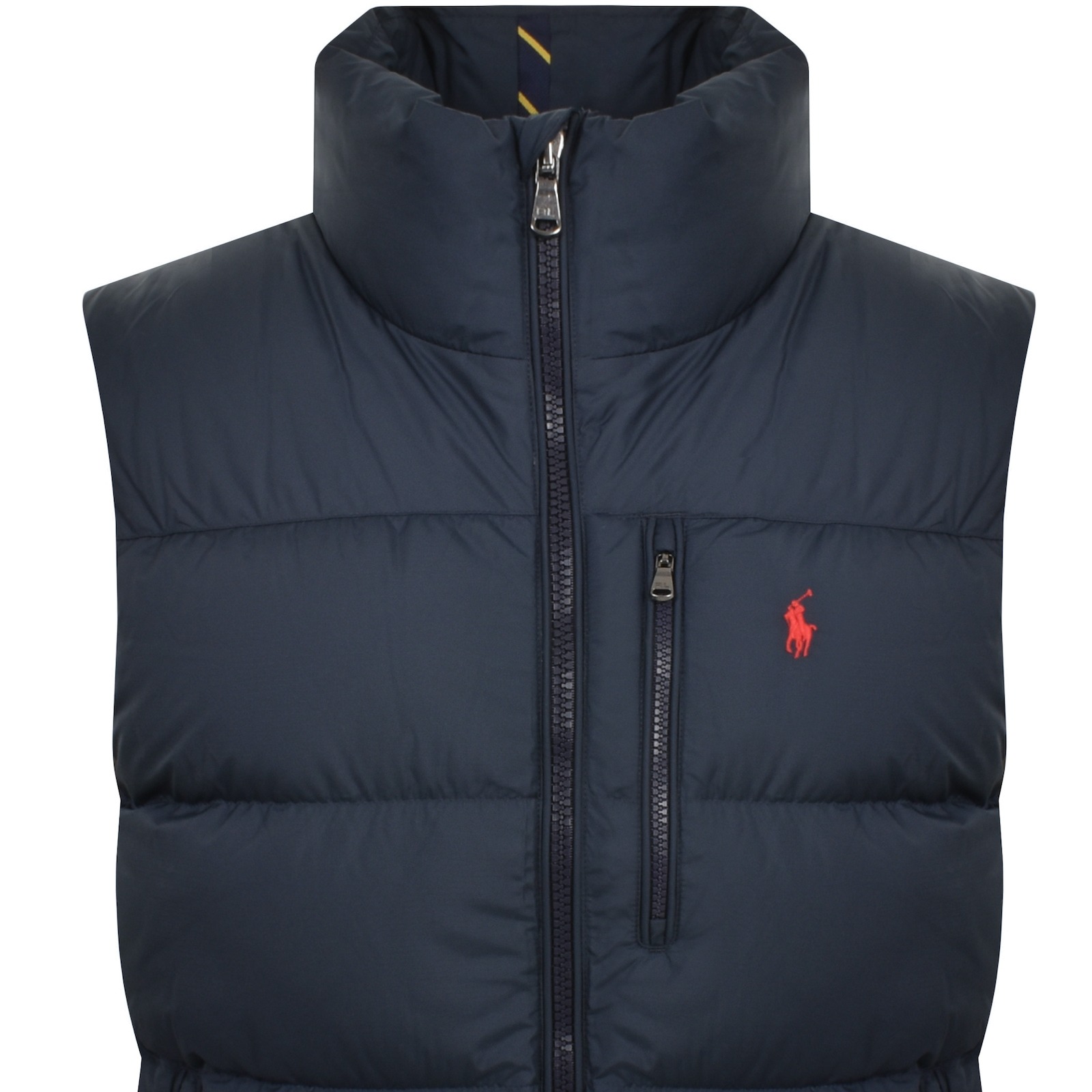 Shop Ralph Lauren Quilted Gilet Navy