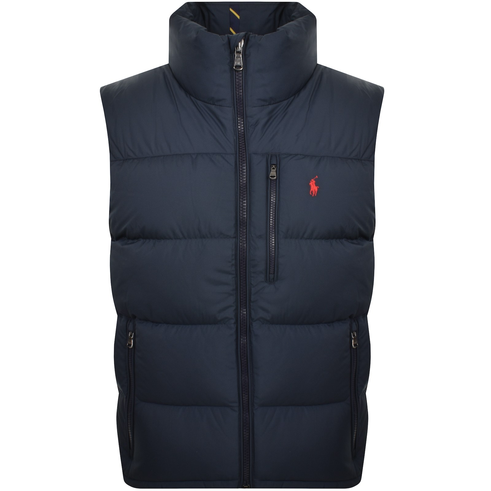 Ralph Lauren Quilted Gilet Navy In Blue