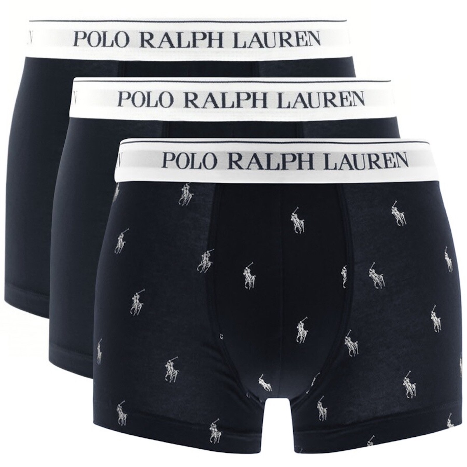 Ralph Lauren Underwear 3 Pack Trunks Navy In Blue