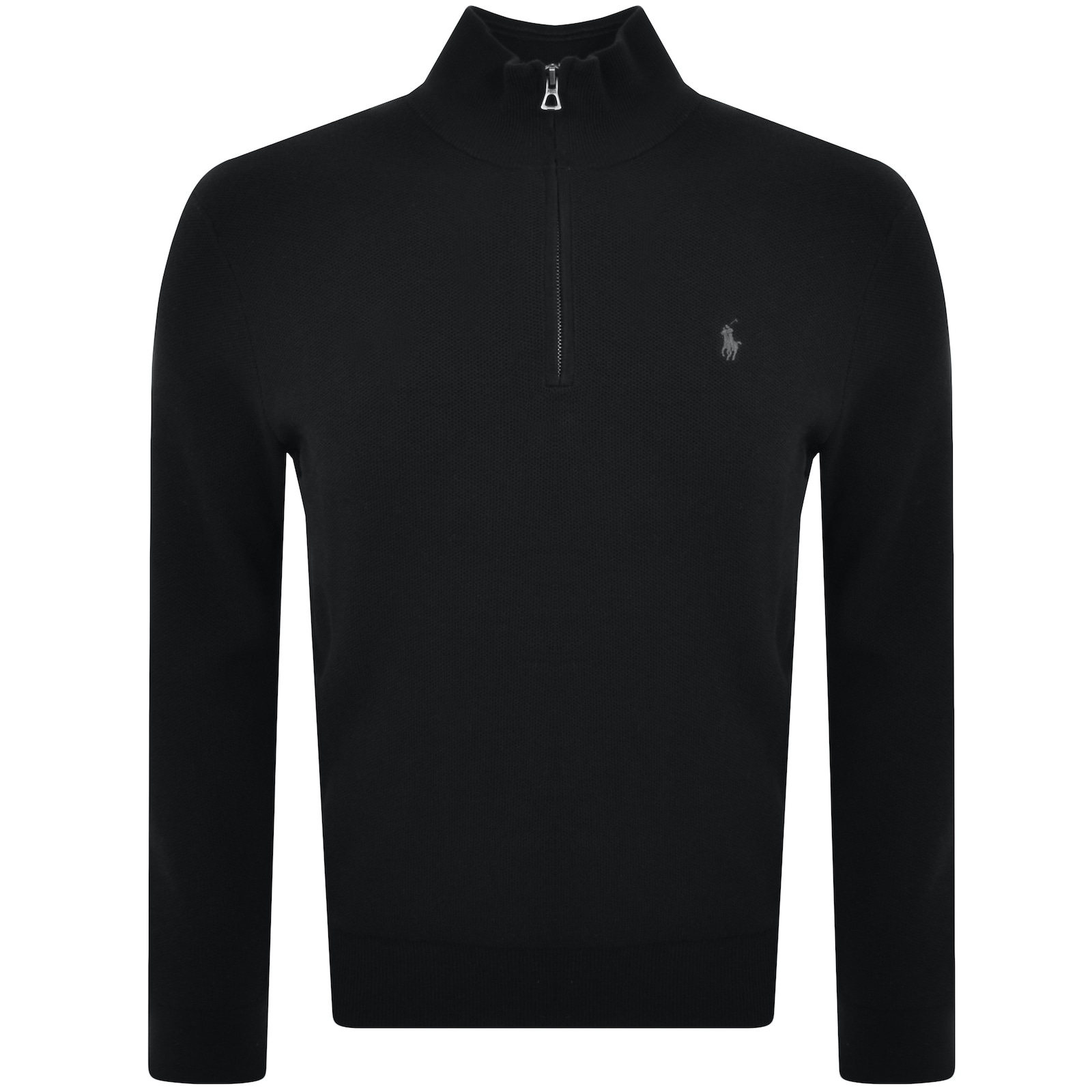 Ralph Lauren Half Zip Knit Jumper Black