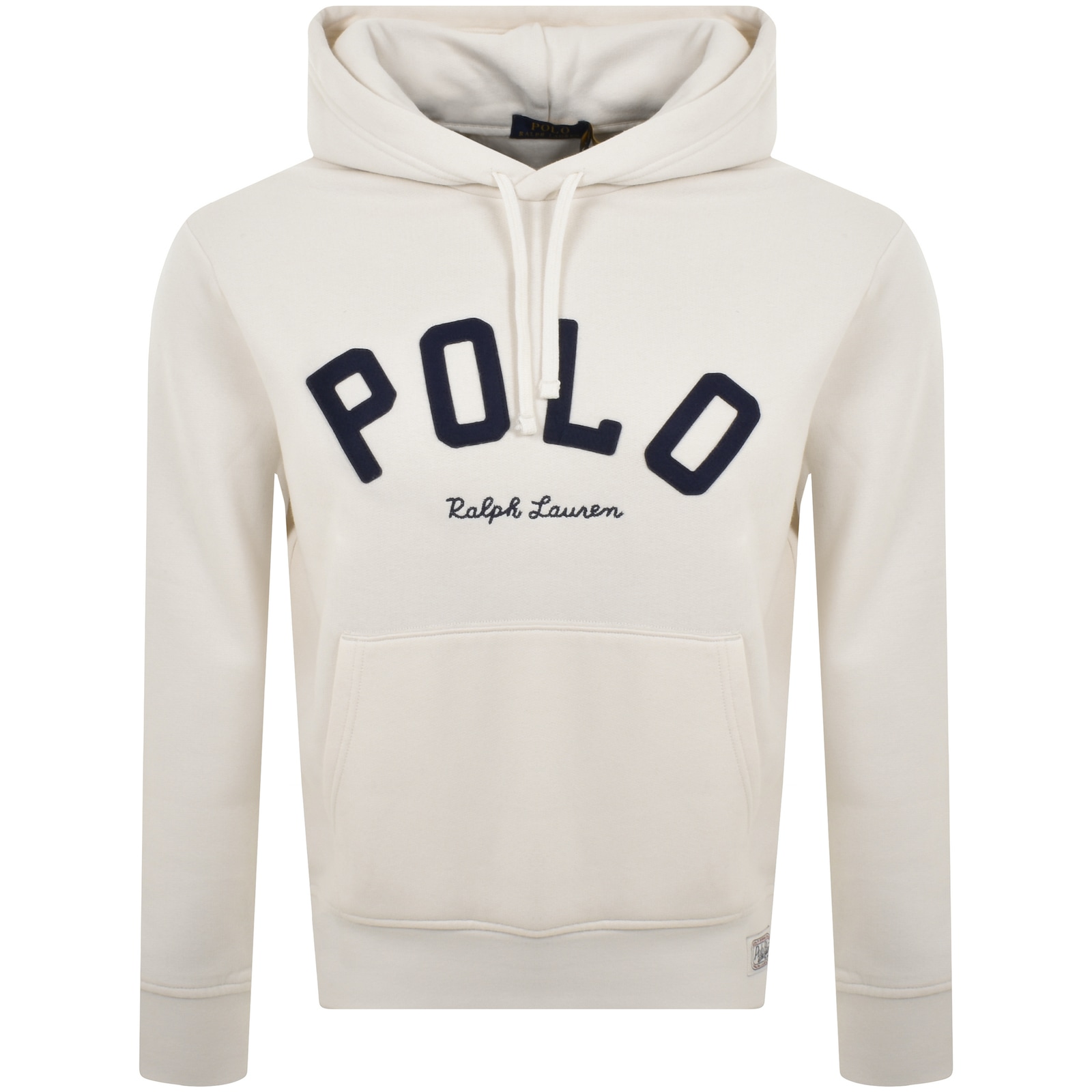 Ralph Lauren Pullover Hoodie Off White In Neutral