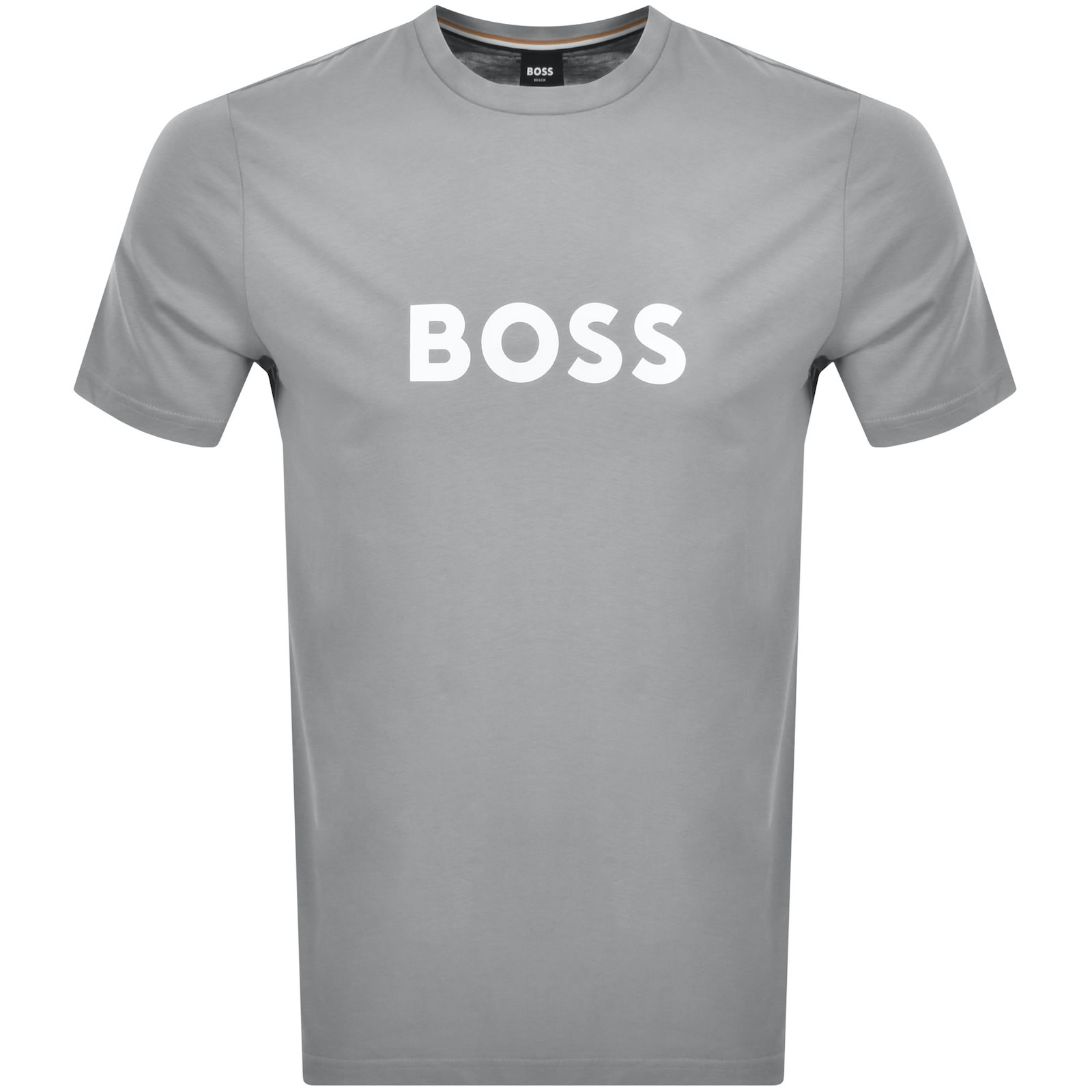 Boss Business Boss Logo T Shirt Grey In Gray