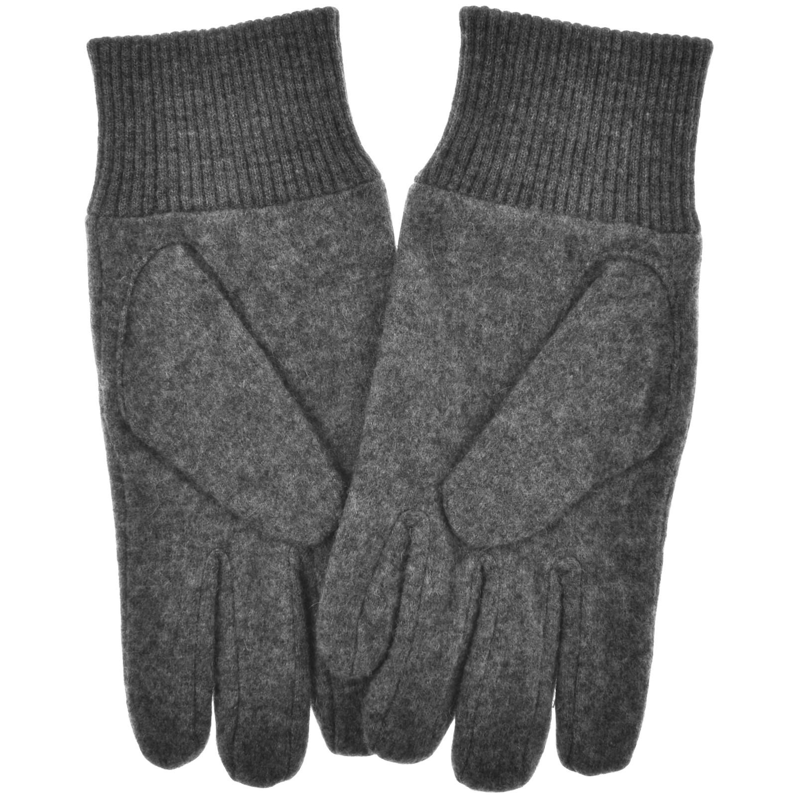 Hugo Boss Boss Kalsper Wool Blend Gloves Grey In Grey