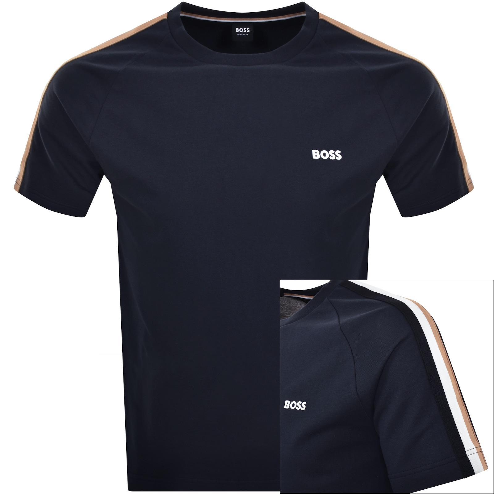 Boss Business Boss Logo Iconic T Shirt Navy In Blue