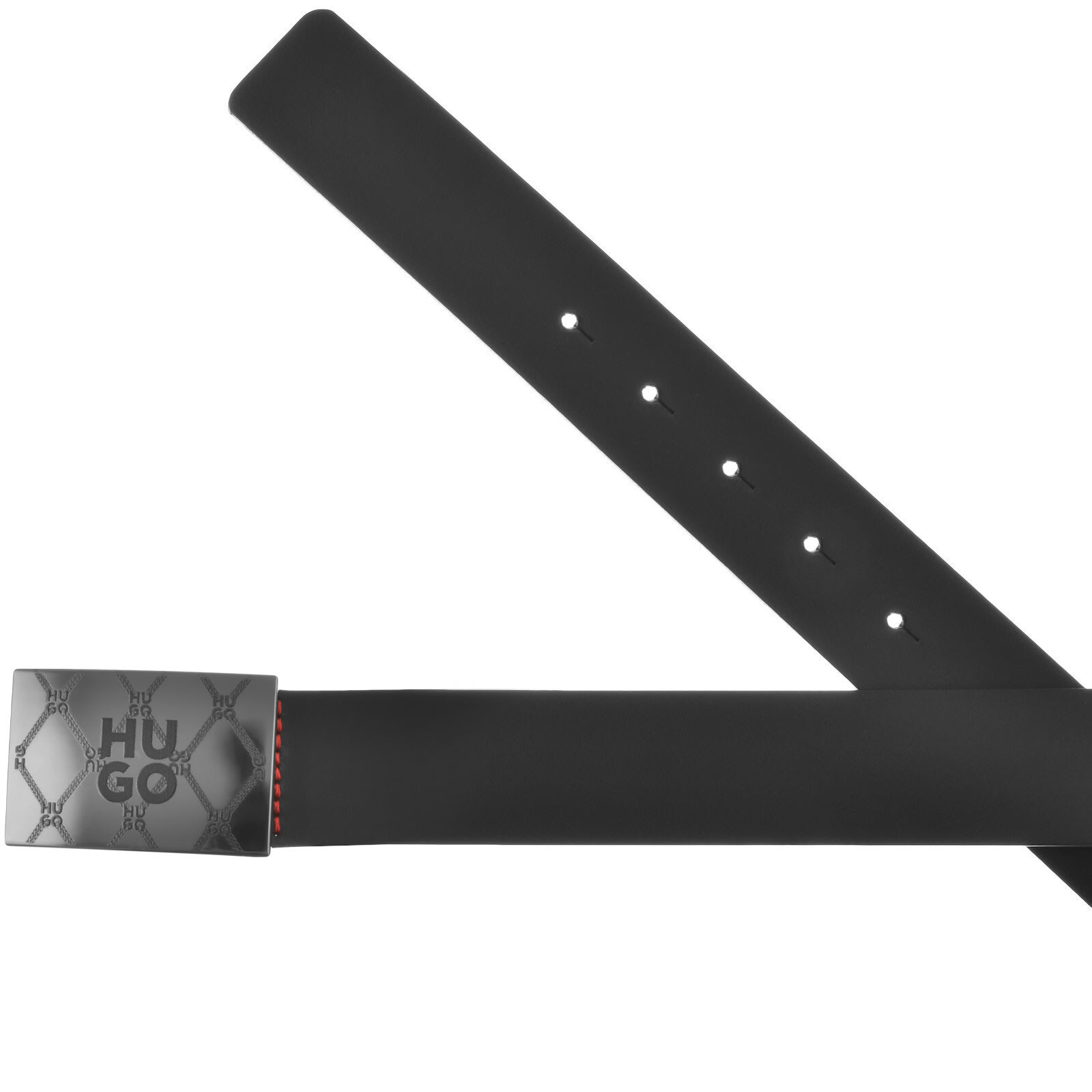 Shop Hugo Logo Gary Belt Black