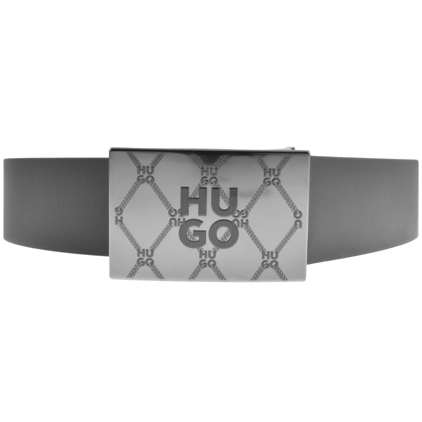 Shop Hugo Logo Gary Belt Black