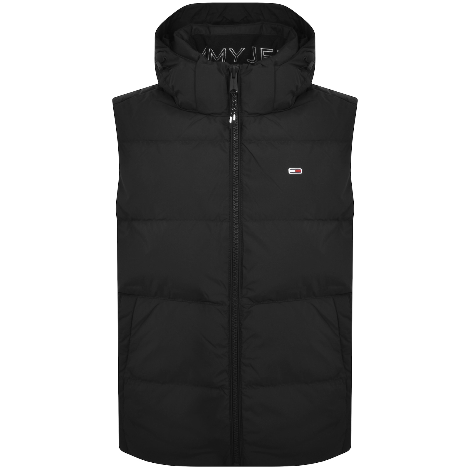Tommy Jeans Down Gilet Black In Black