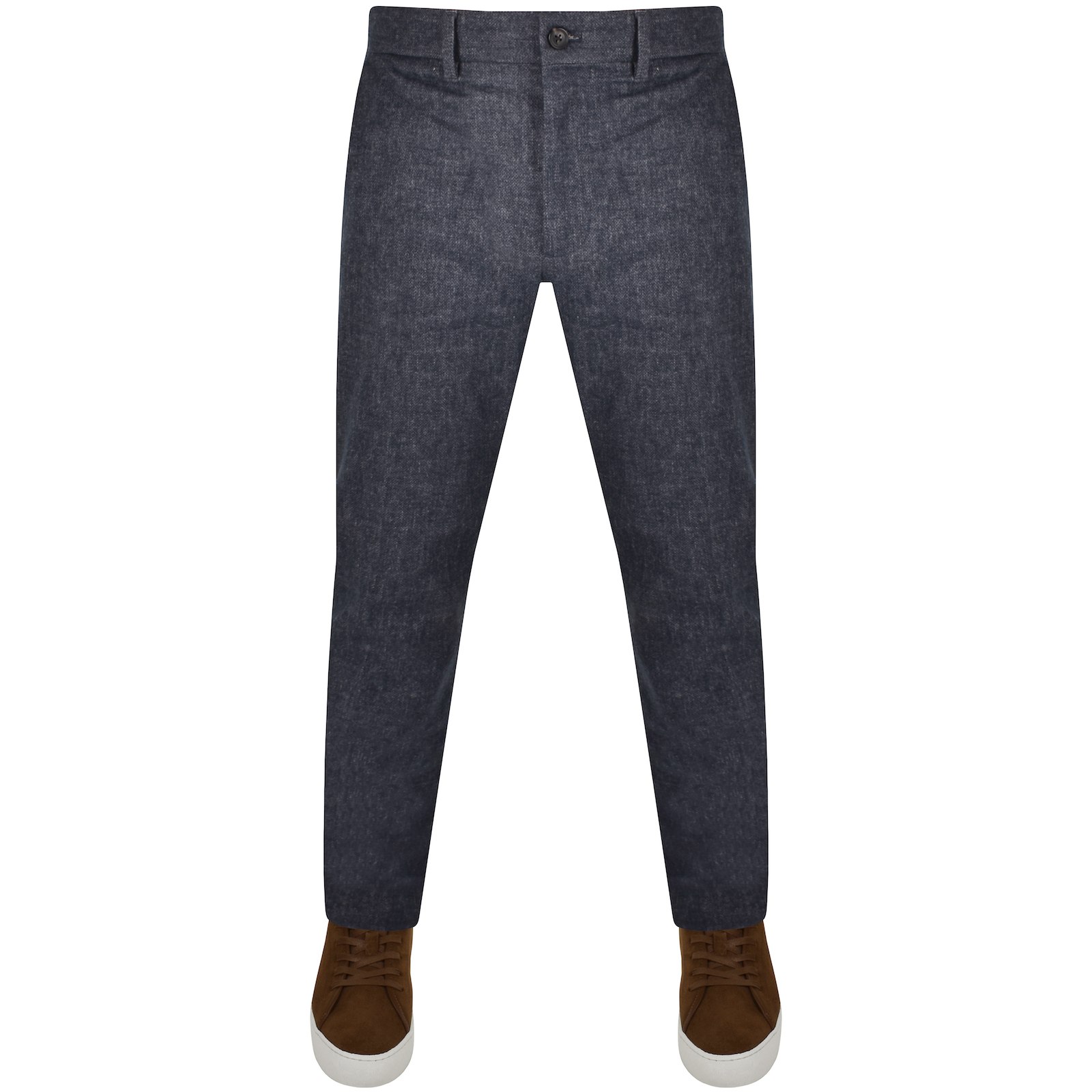 TOMMY HILFIGER TOMMY HILFIGER DENTON BRUSHED MARL TROUSERS NAVY