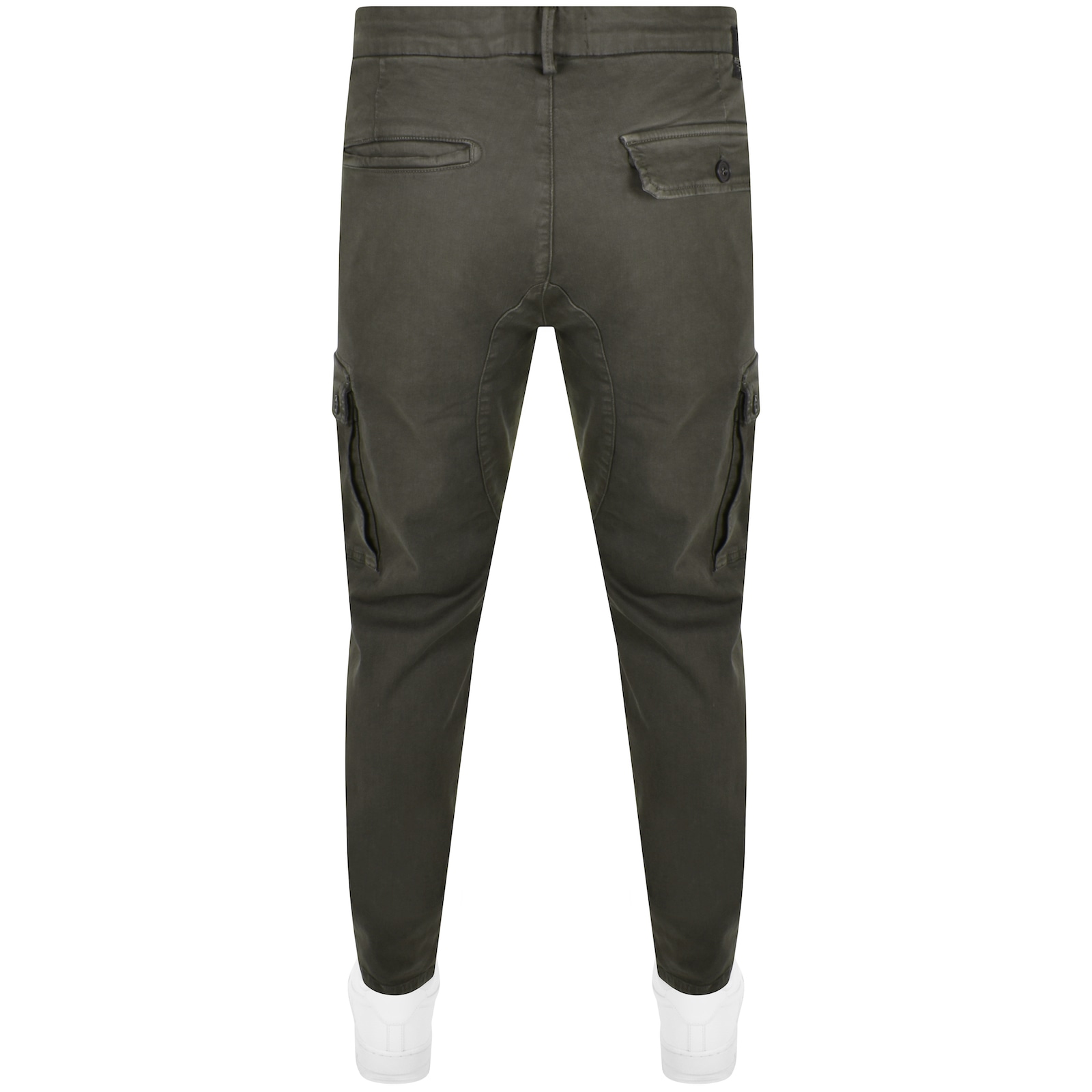 Shop Replay Jaan Hyperflex Slim Fit Cargo Jeans Grey