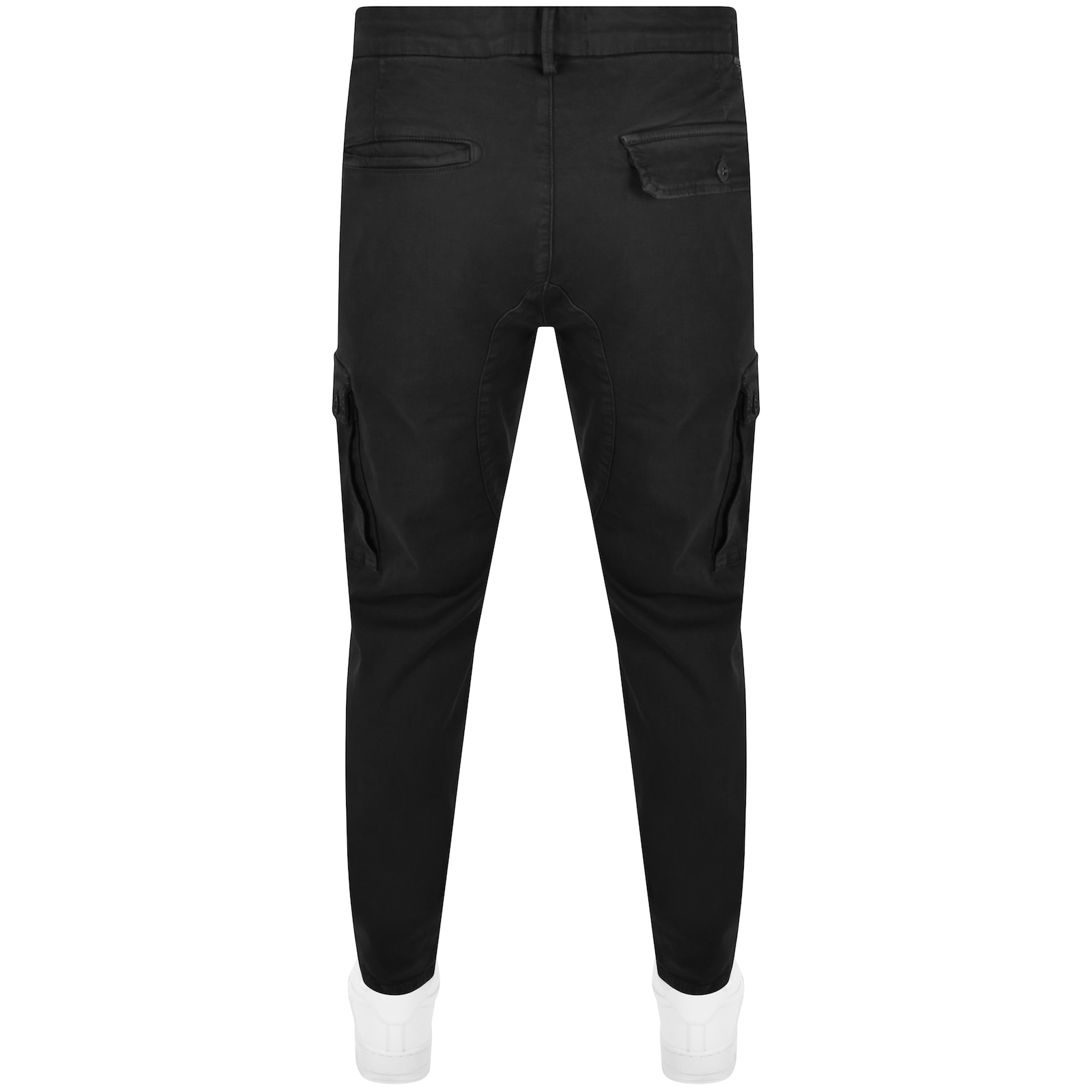 Shop Replay Jaan Hyperflex Slim Fit Cargo Jeans Black