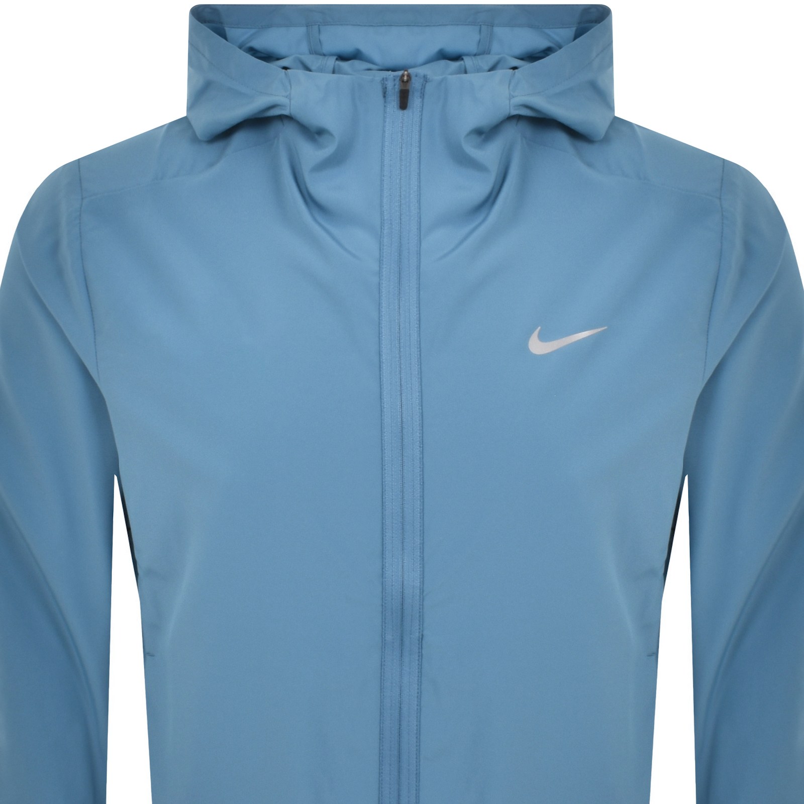 Shop Nike Training Hooded Fitness Jacket Blue