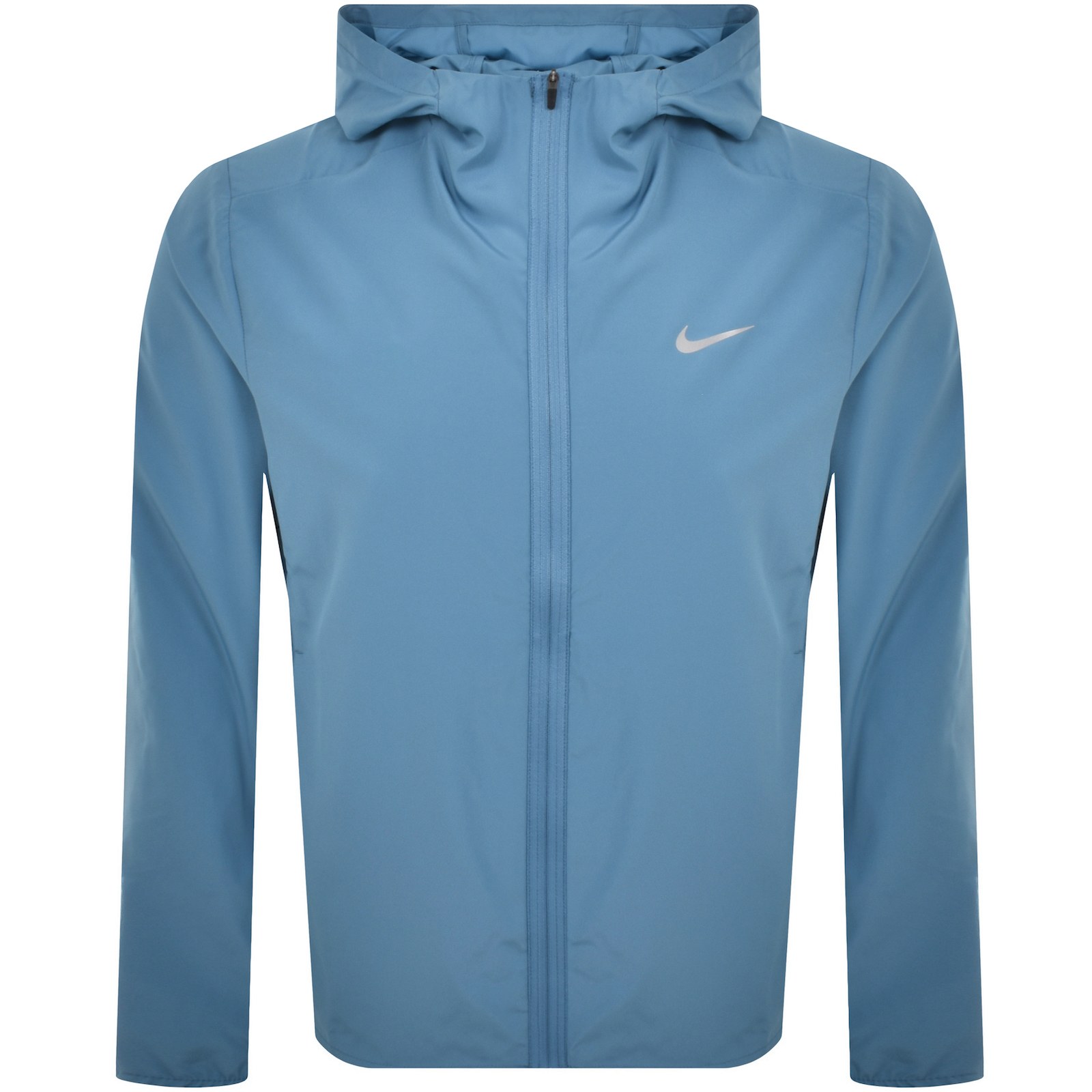 Shop Nike Training Hooded Fitness Jacket Blue