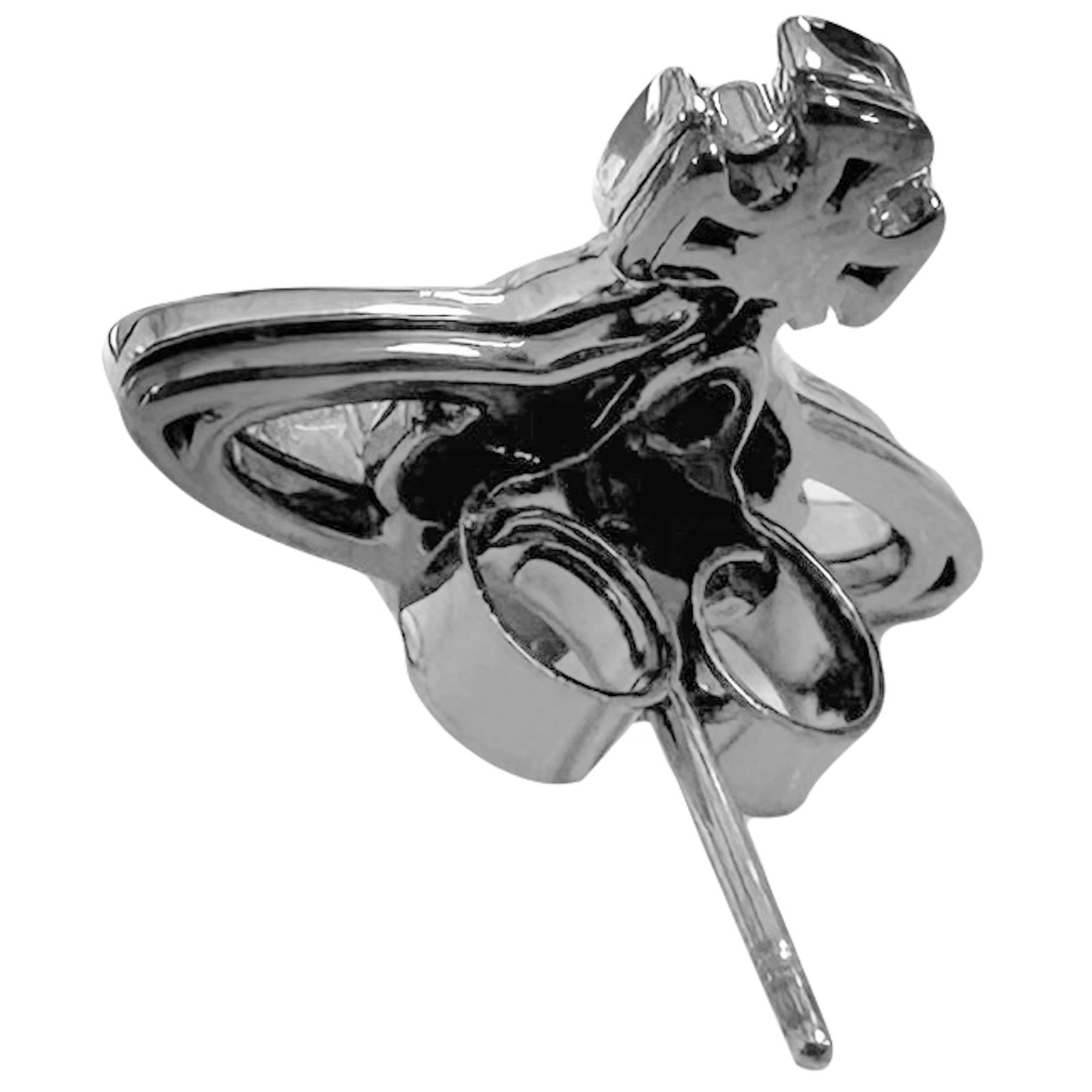 Vivienne Westwood Suzon Single Stud Earring Silver In Silver
