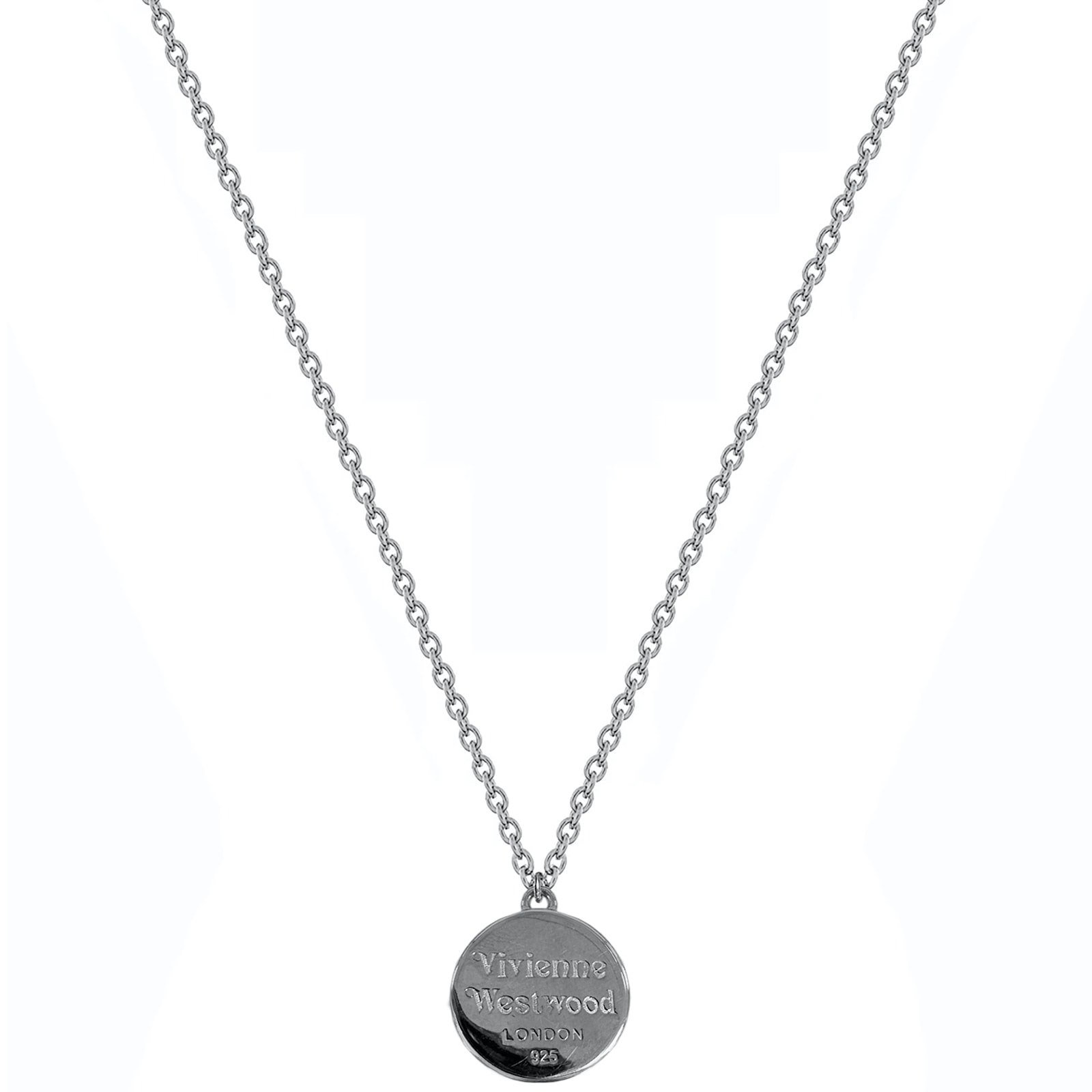 Shop Vivienne Westwood Janus Pendant Necklace Silver