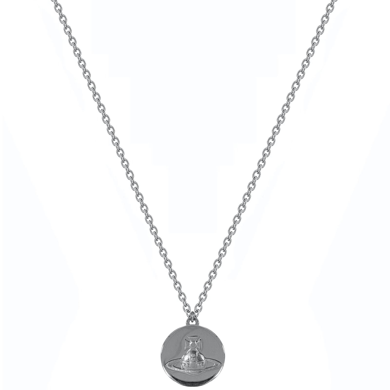 Shop Vivienne Westwood Janus Pendant Necklace Silver