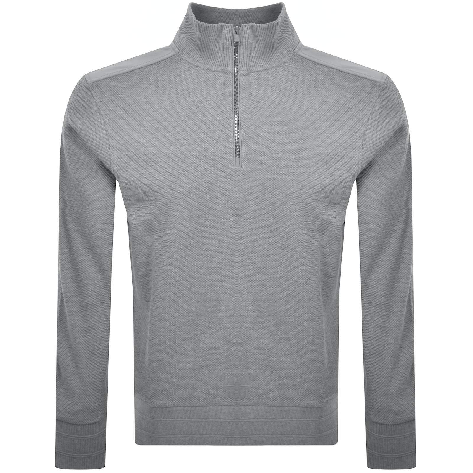 Shop Boss Business Boss H Sidney 59 Quarter Zip Sweatshirt Grey