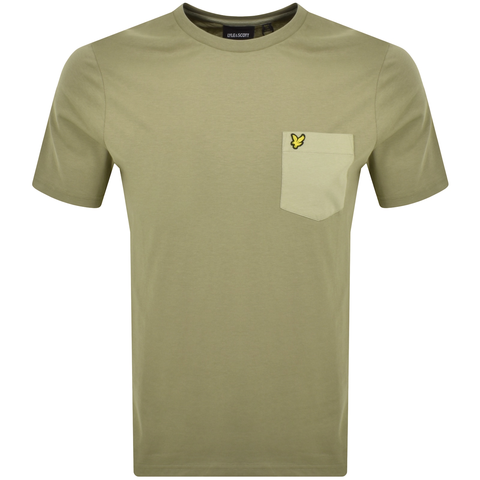 Lyle & Scott Lyle And Scott Tonal Pocket T Shirt Green In Green