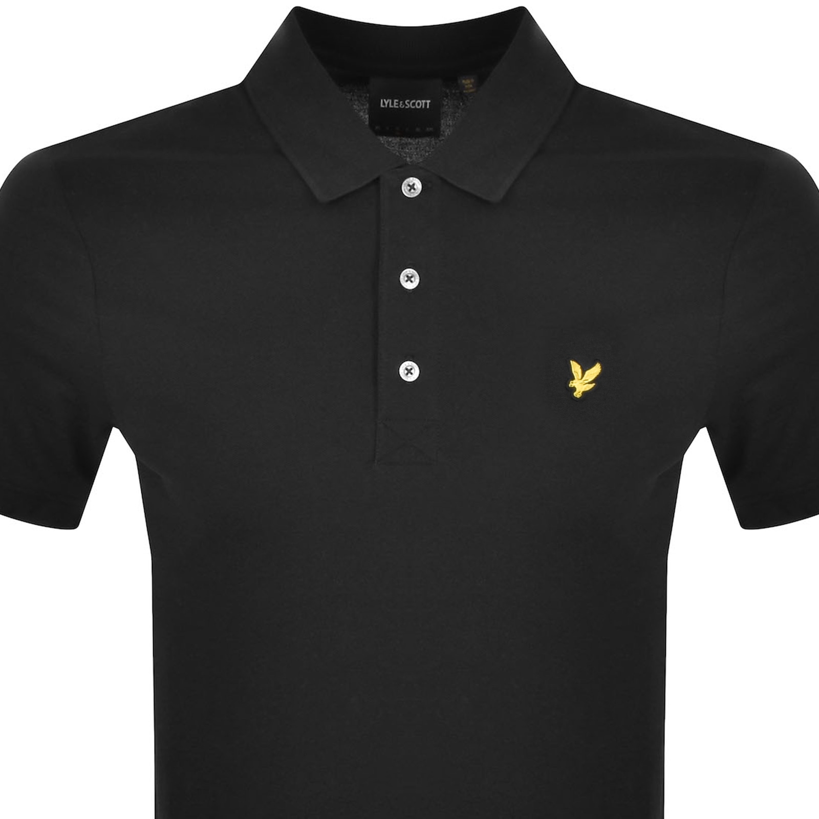 Shop Lyle & Scott Lyle And Scott Short Sleeved Polo T Shirt Black