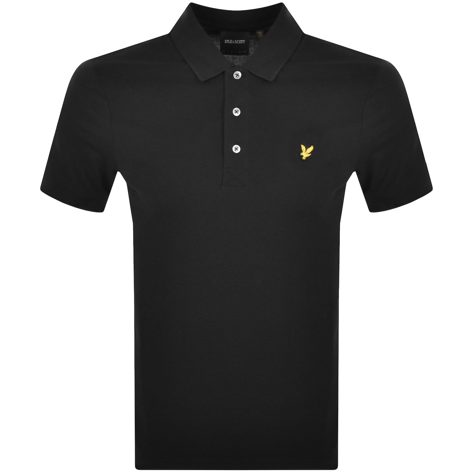 Shop Lyle & Scott Lyle And Scott Short Sleeved Polo T Shirt Black