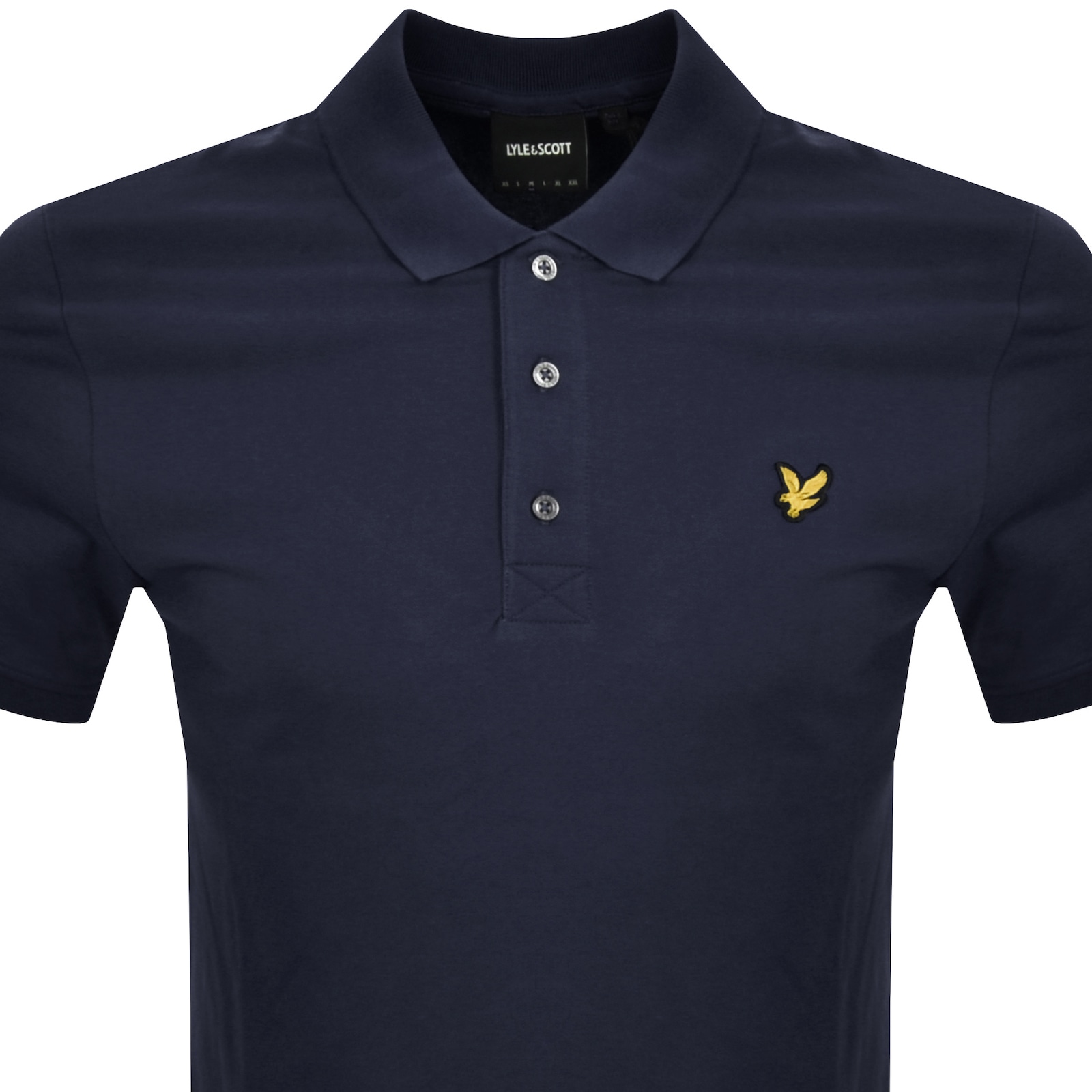 Shop Lyle & Scott Lyle And Scott Short Sleeved Polo T Shirt Navy