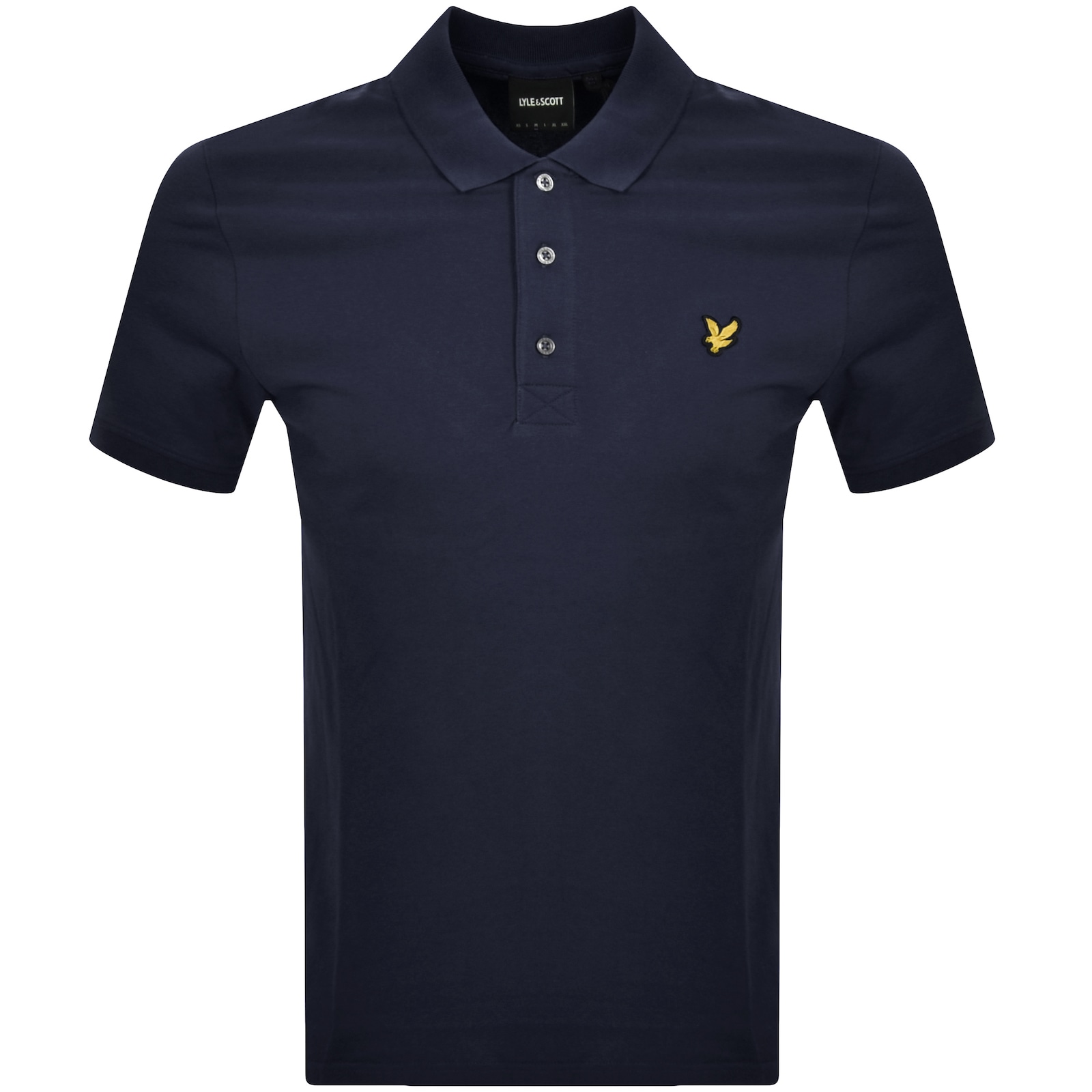 Shop Lyle & Scott Lyle And Scott Short Sleeved Polo T Shirt Navy