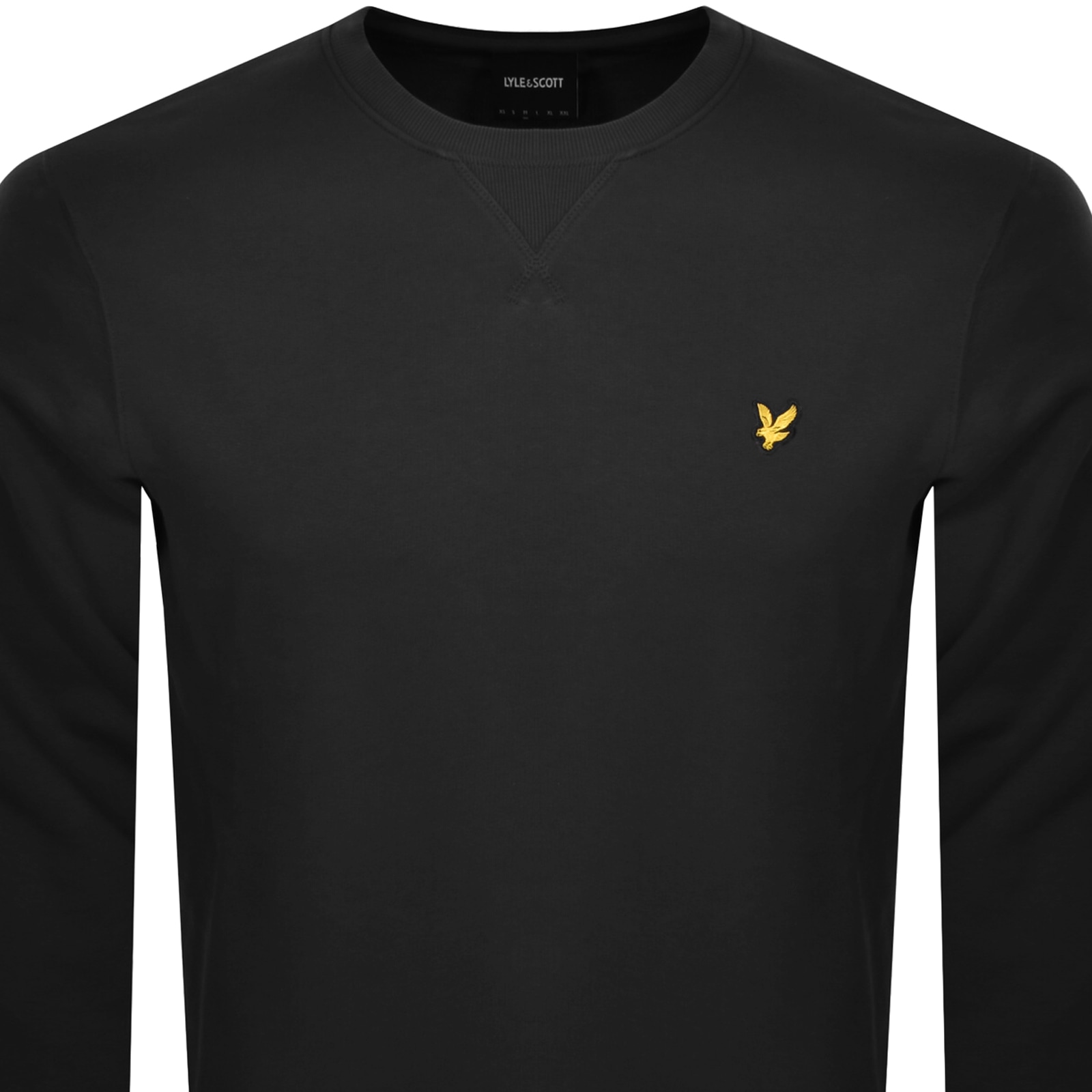 Shop Lyle & Scott Lyle And Scott Crew Neck Sweatshirt Black