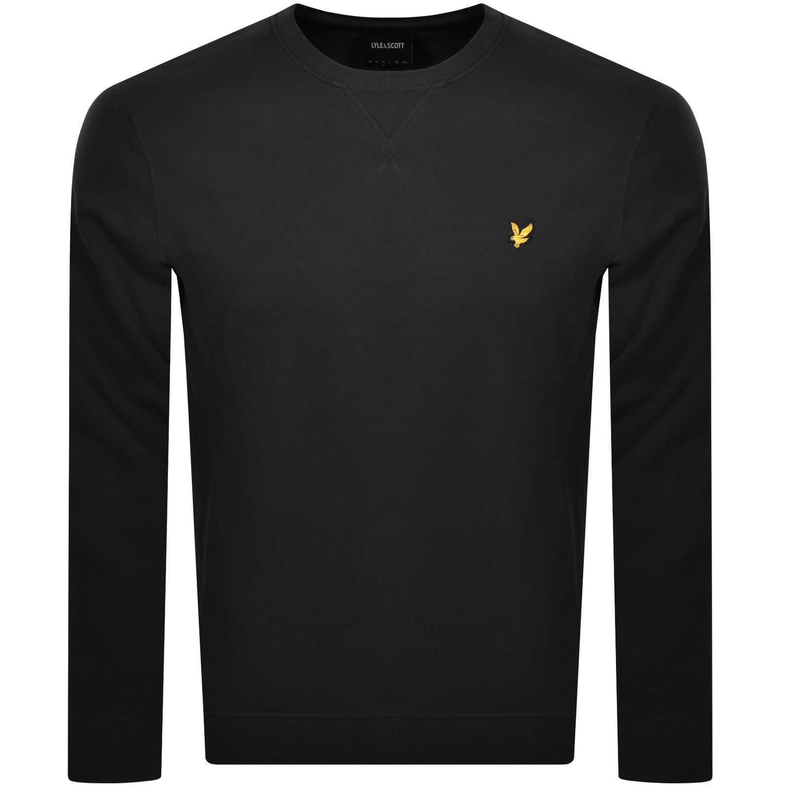 Shop Lyle & Scott Lyle And Scott Crew Neck Sweatshirt Black