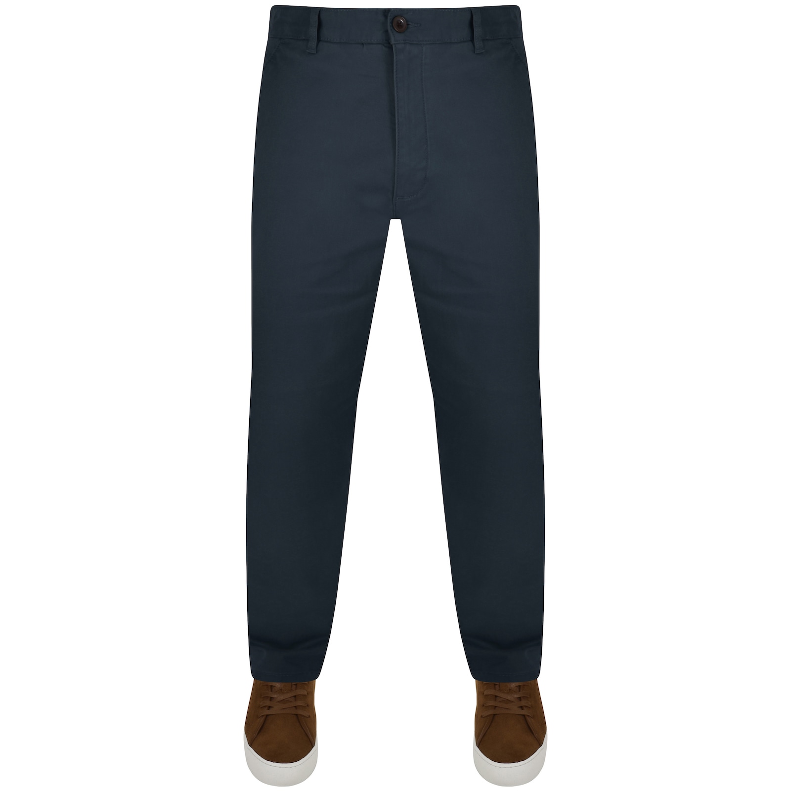 Shop Farah Vintage Norwood Regular Chino Trousers Navy