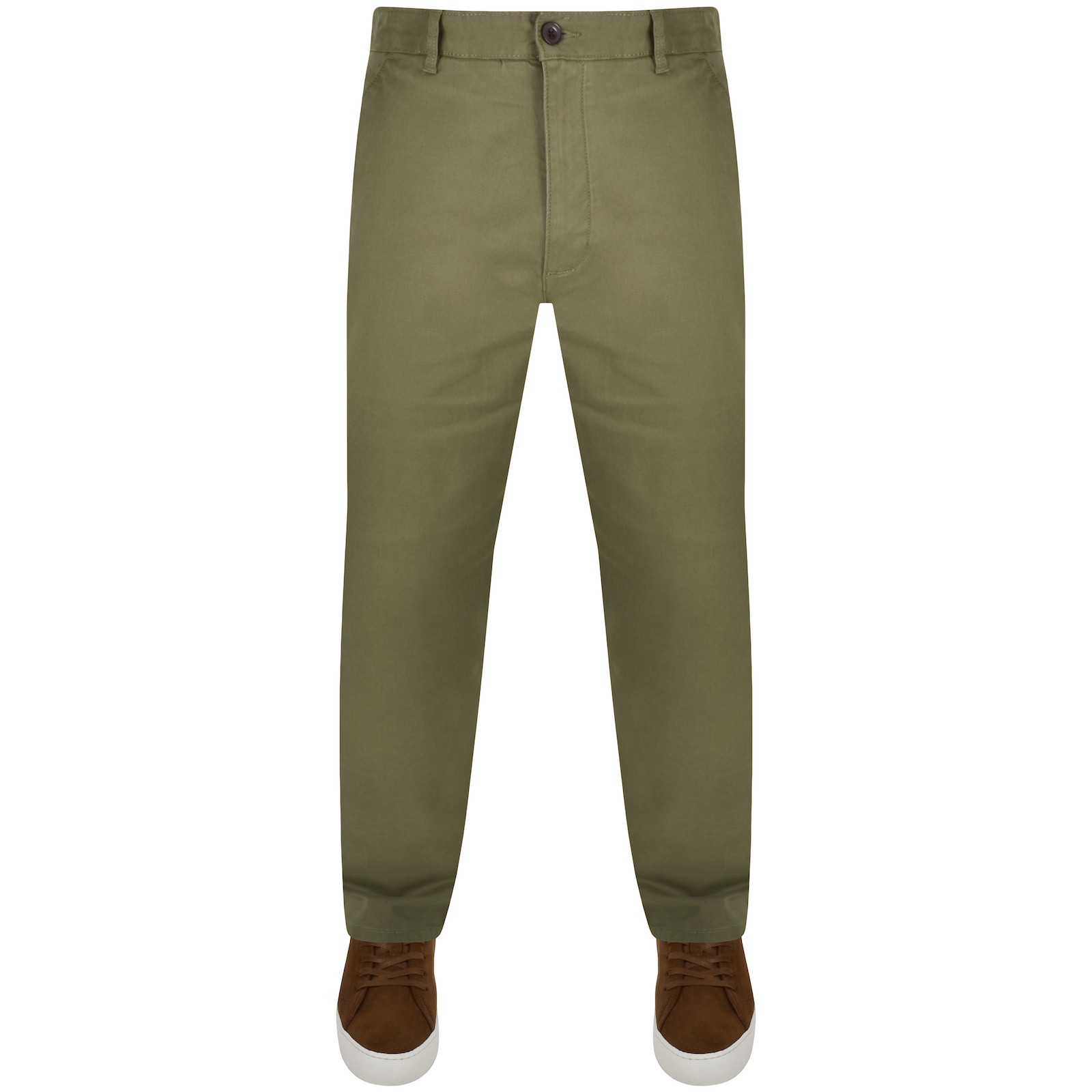 Farah Vintage Norwood Regular Chino Trousers Green In Green