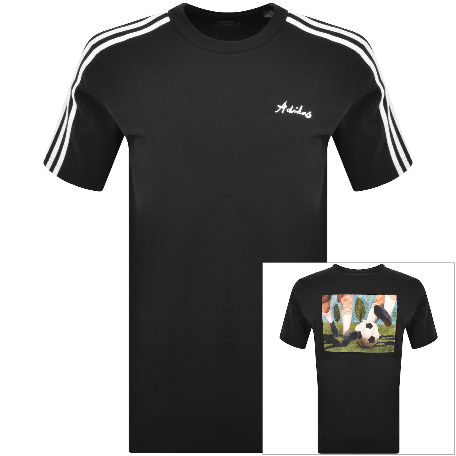 Adidas Originals Adidas Sportswear Gallery T Shirt Black In Black