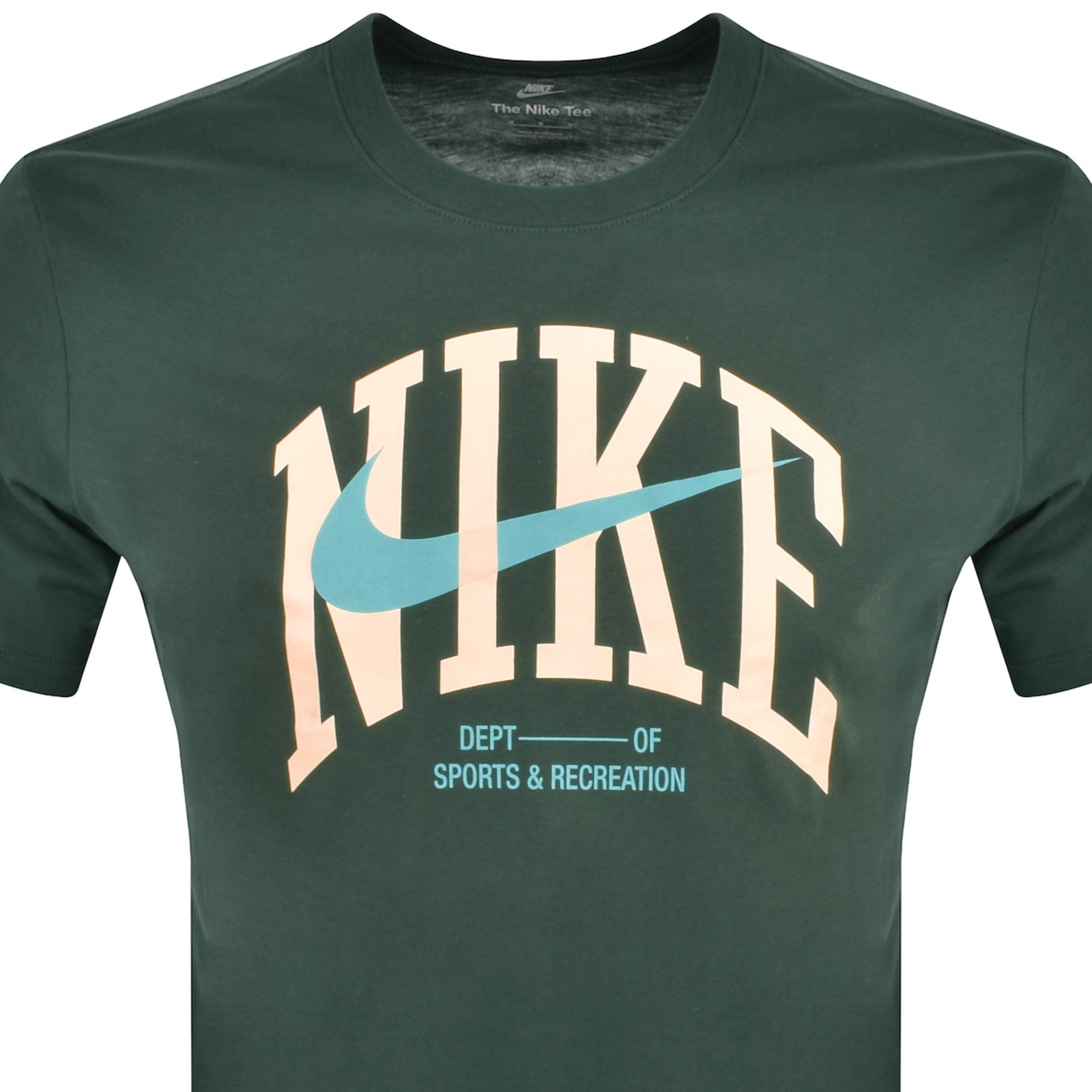 NIKE NIKE TRAINING DRI FIT LOGO T SHIRT GREEN 