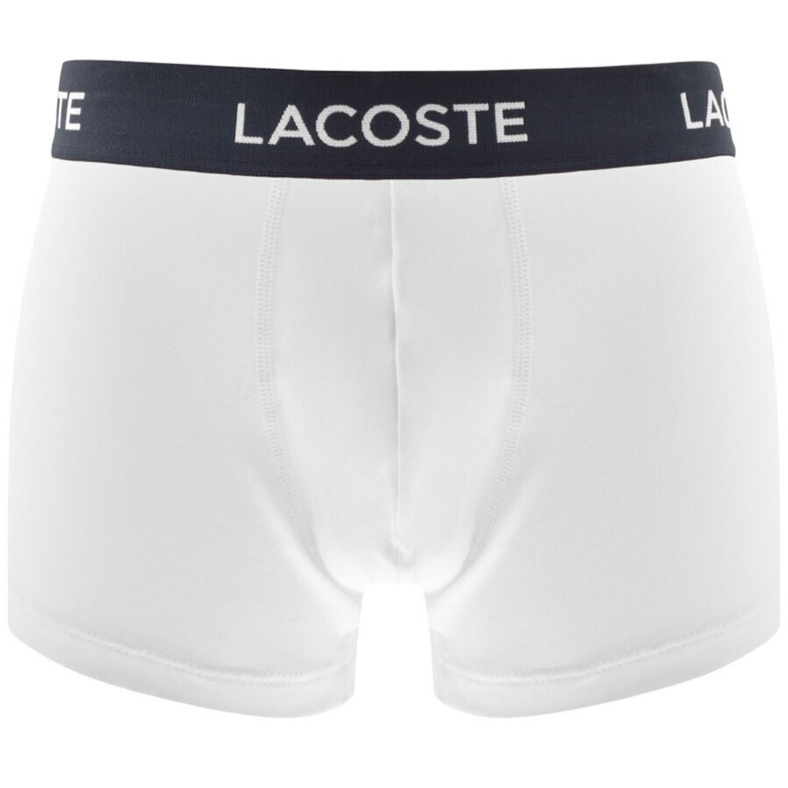 Shop Lacoste Underwear 5 Pack Trunks White