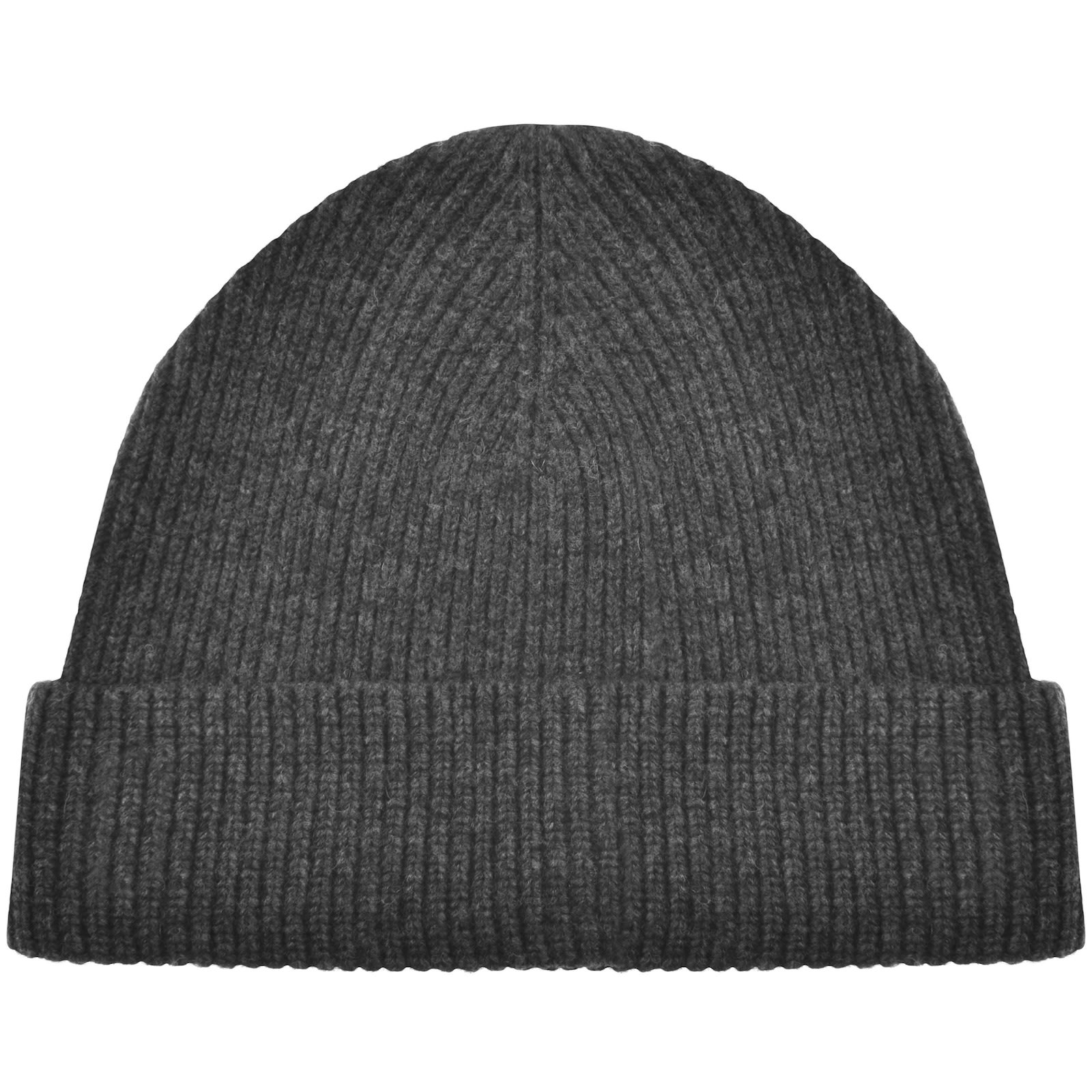 Shop Ralph Lauren Signatue Cuff Beanie Hat Grey