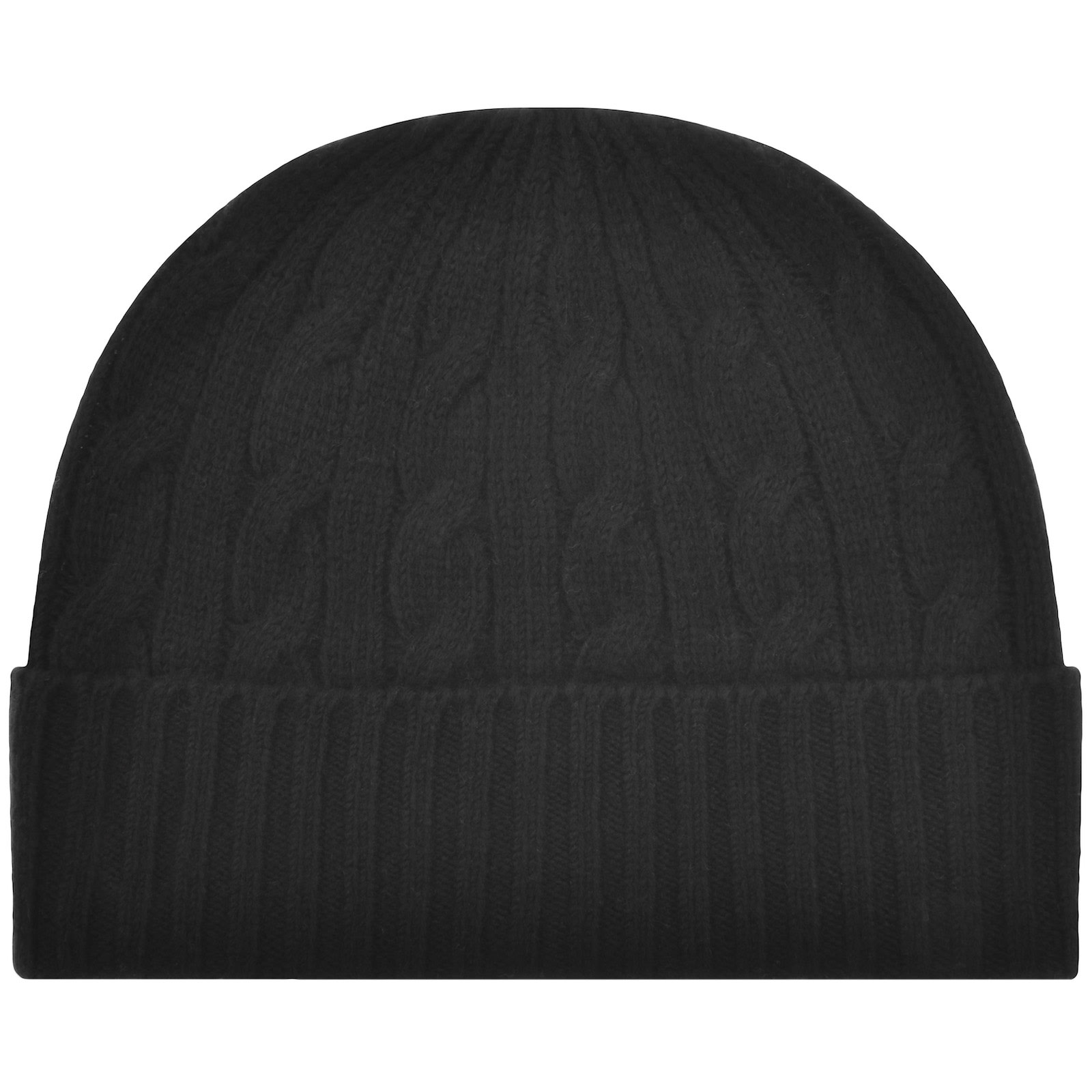 Shop Ralph Lauren Cable Beanie Hat Black