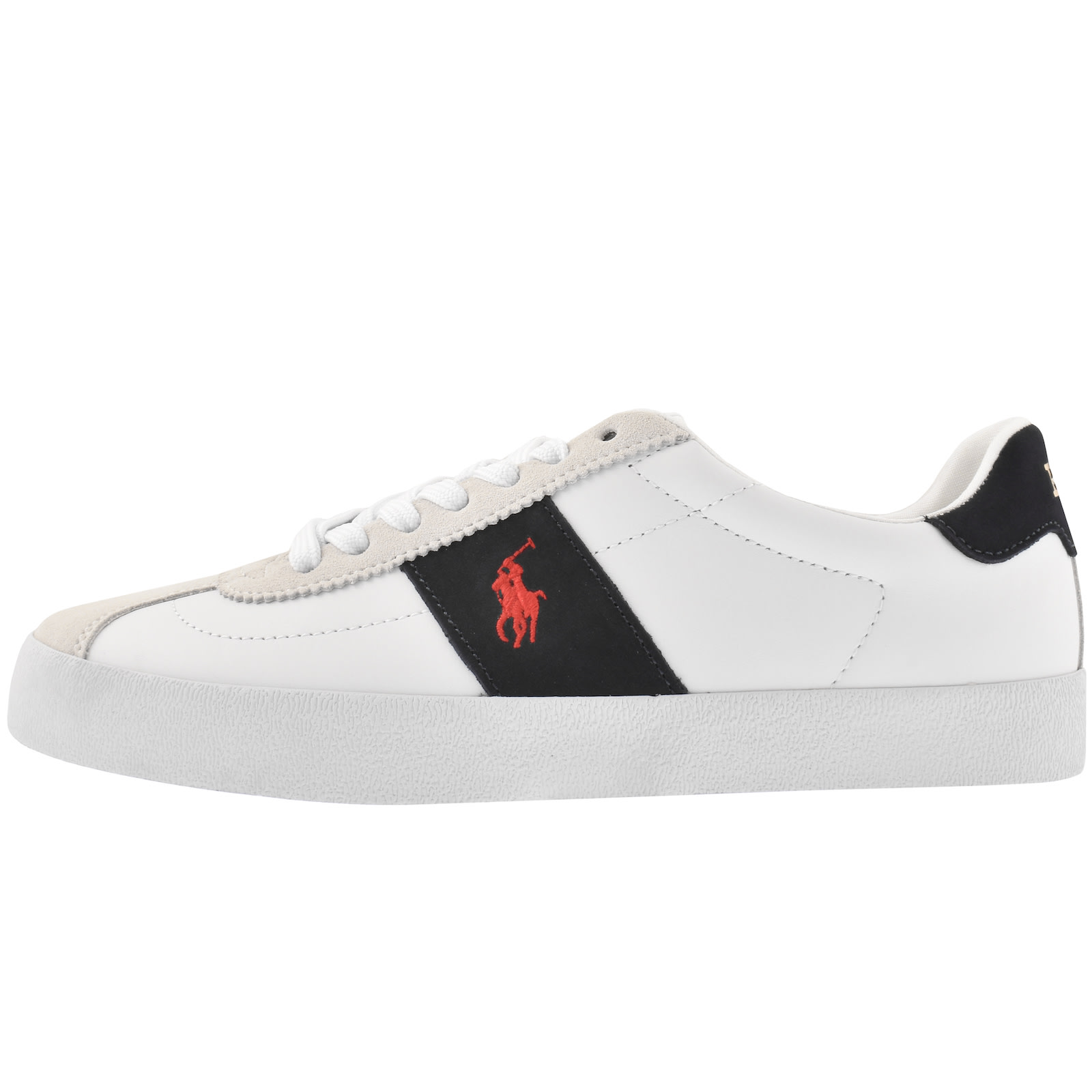 Shop Ralph Lauren Court Vlc Trainers White