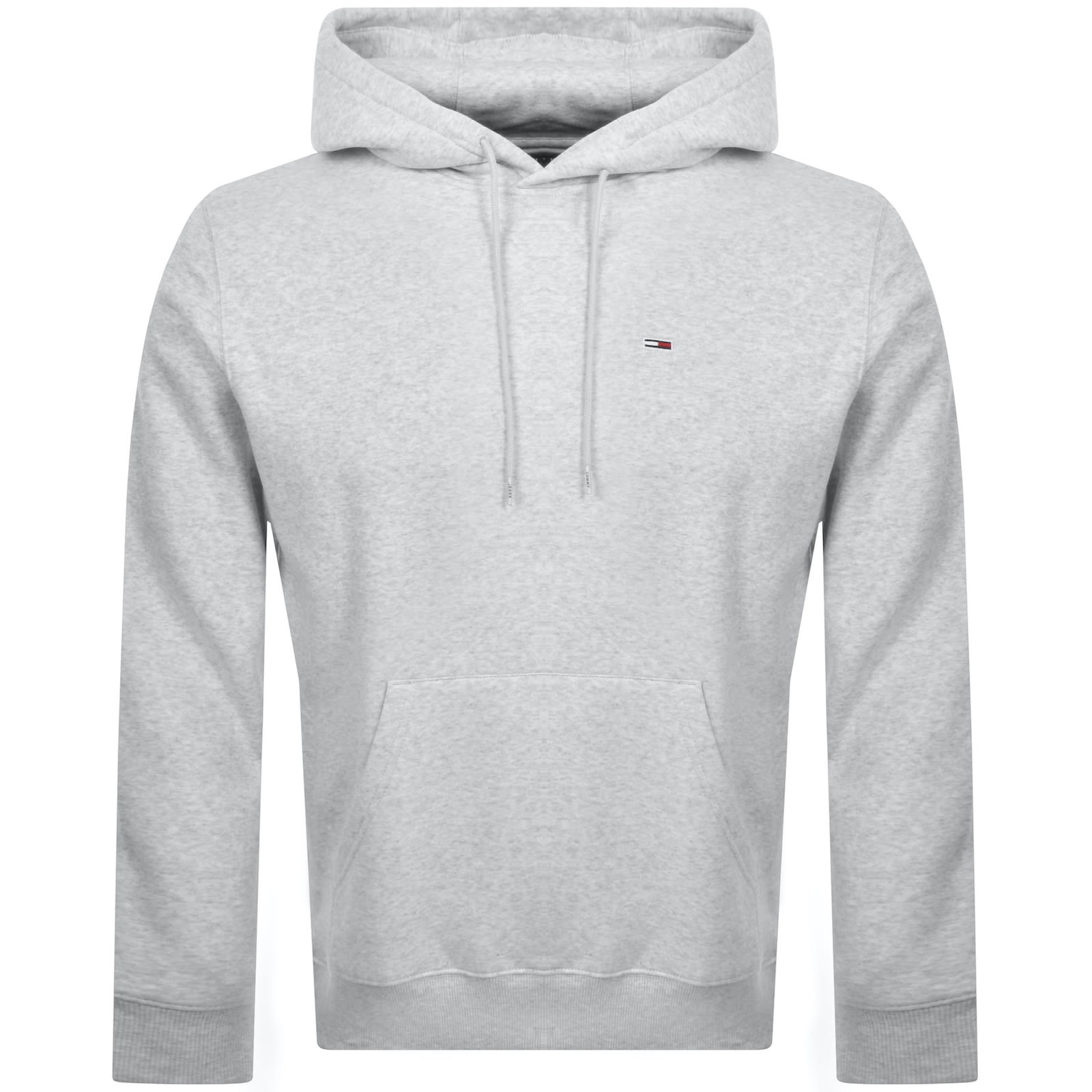 Shop Tommy Jeans Flag Logo Hoodie Grey