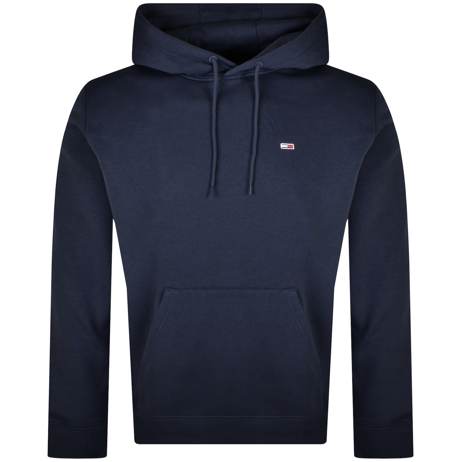 Tommy Jeans Flag Logo Hoodie Navy In Navy