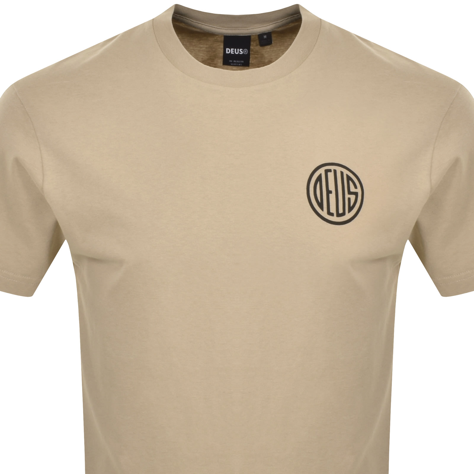 Shop Deus Ex Machina Pill Logo Box Fit T Shirt Khaki