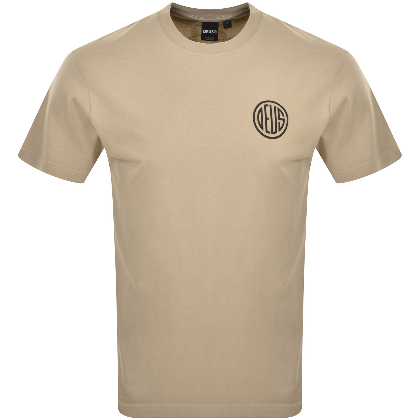 Shop Deus Ex Machina Pill Logo Box Fit T Shirt Khaki