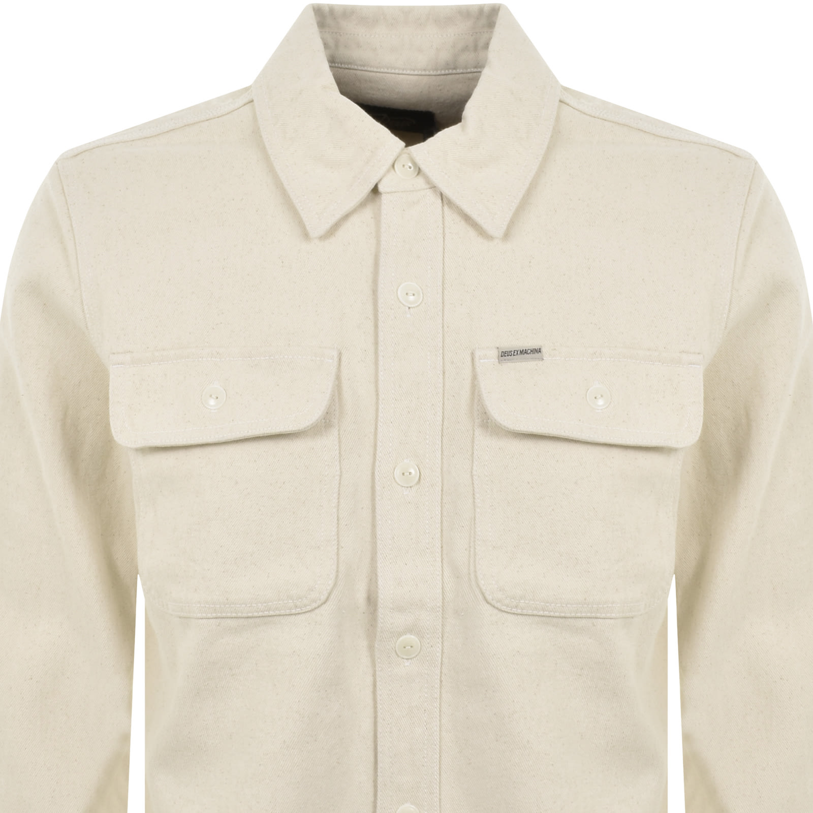 Deus Ex Machina Vacay Overshirt Cream In Cream