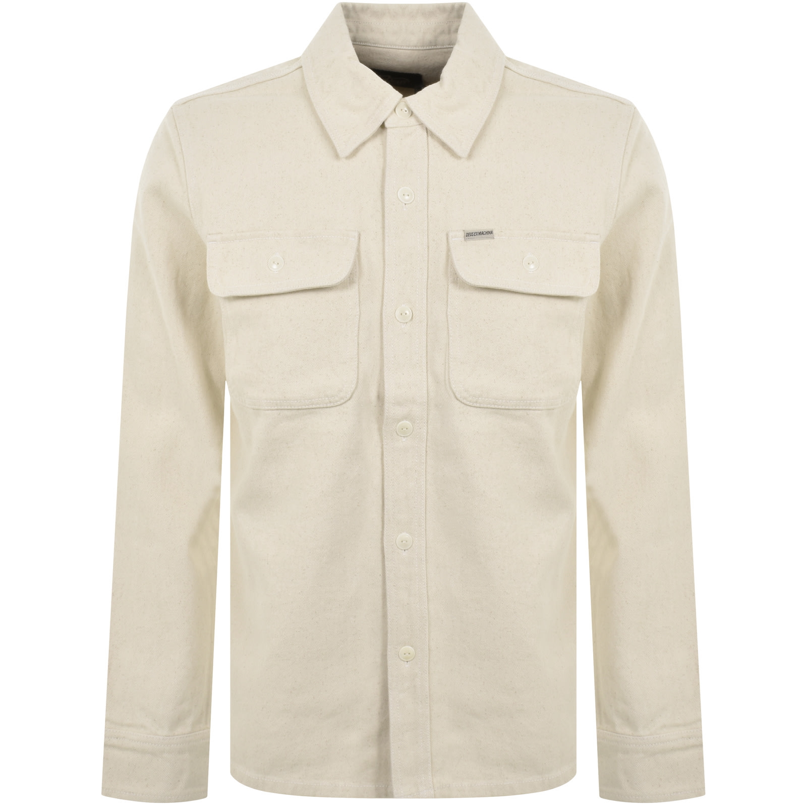 Deus Ex Machina Vacay Overshirt Cream In Cream