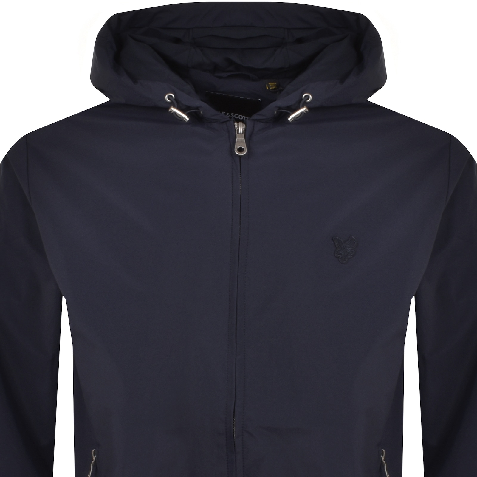 LYLE & SCOTT LYLE AND SCOTT HOODED BOMBER JACKET NAVY 