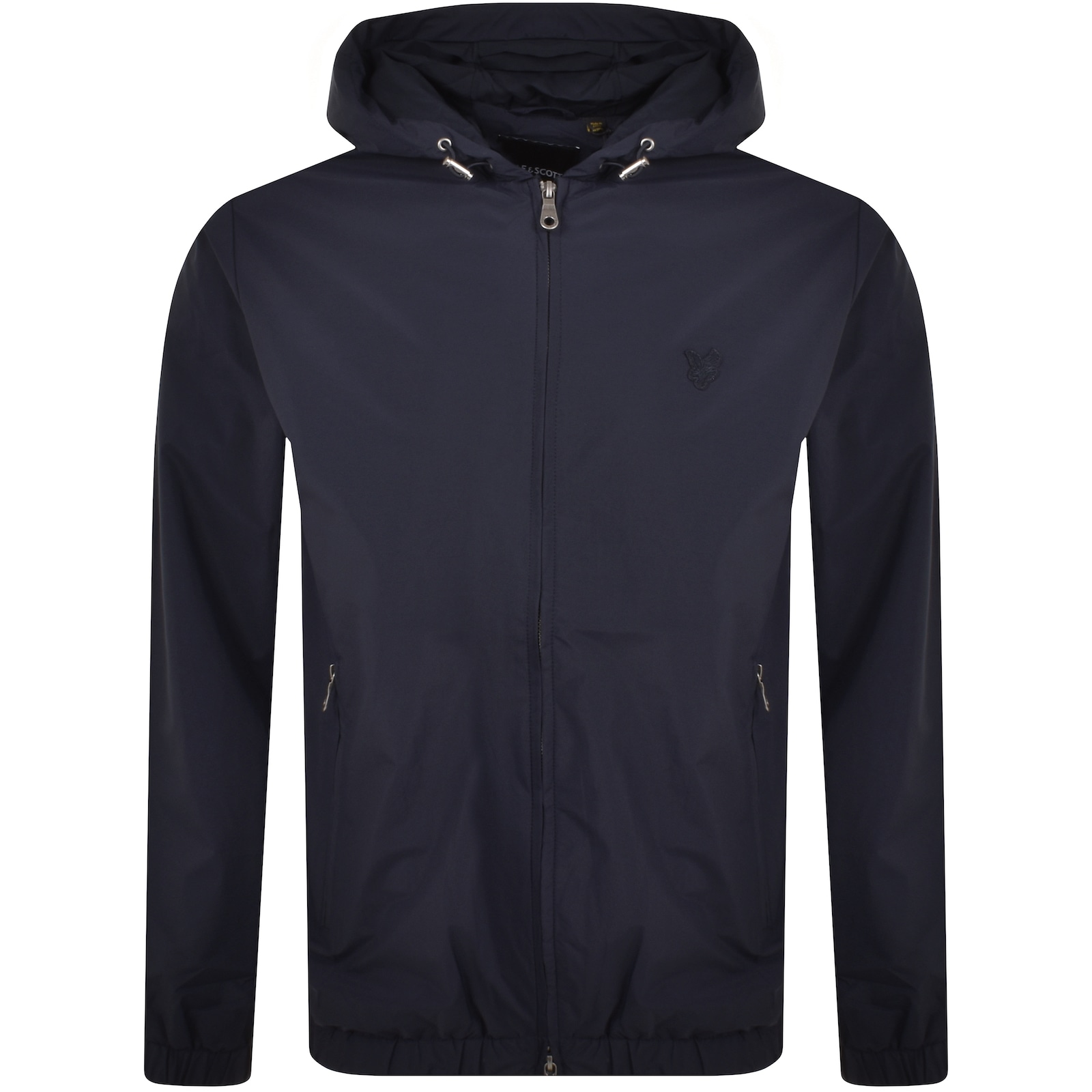 LYLE & SCOTT LYLE AND SCOTT HOODED BOMBER JACKET NAVY 