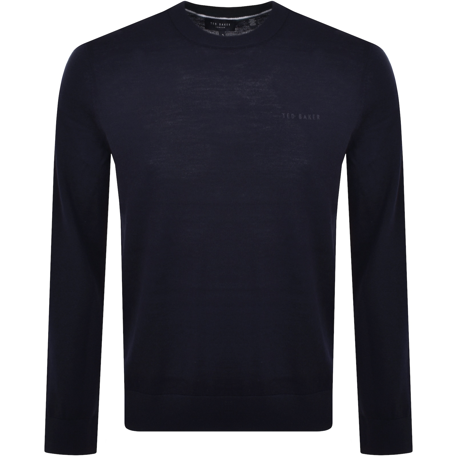 Ted Baker Liblo Merino Knit Jumper Navy In Blue