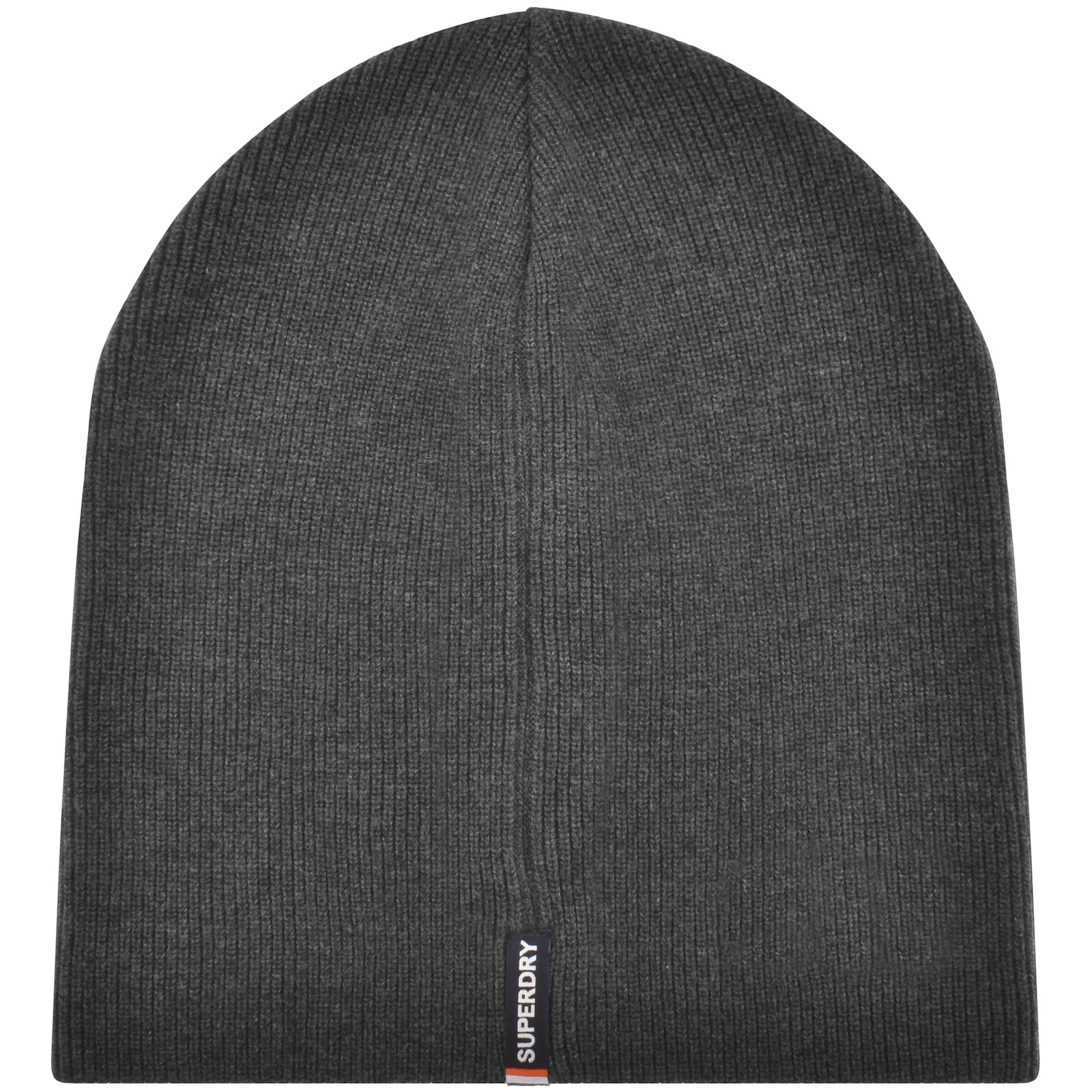 Shop Superdry Knit Beanie Hat Grey