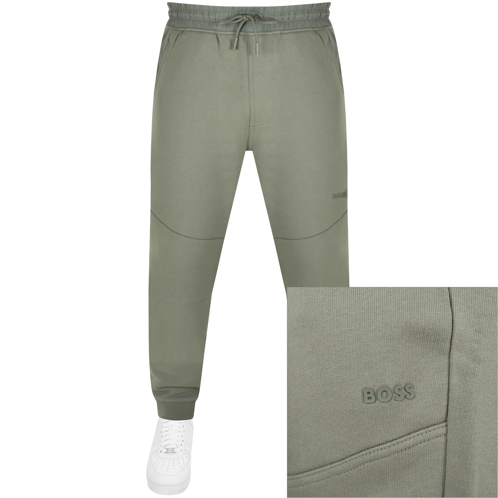 Shop Boss Casual Boss Setwill Nylon Joggers Grey