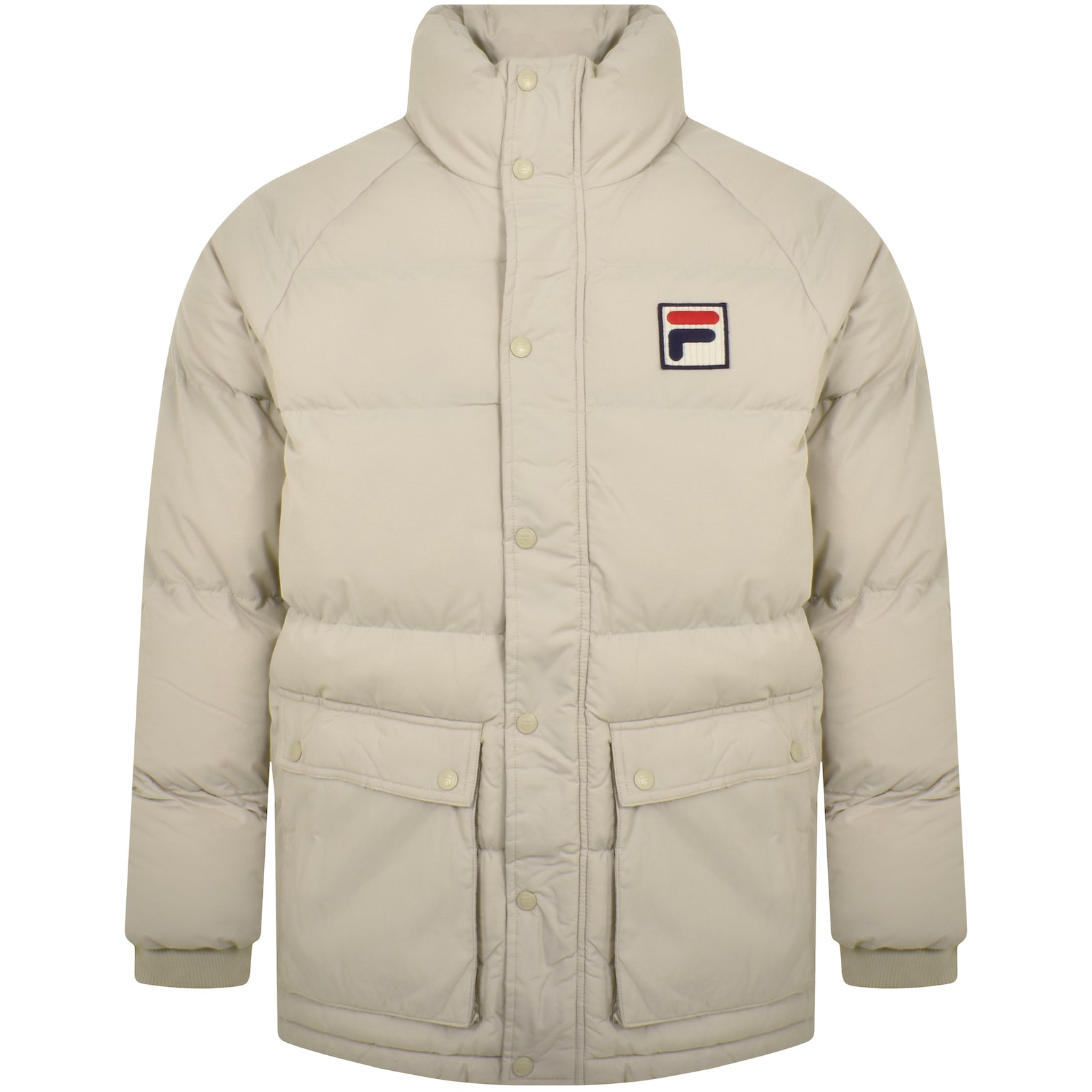 Fila Vintage Aspen Archive Puffa Jacket Beige In Beige