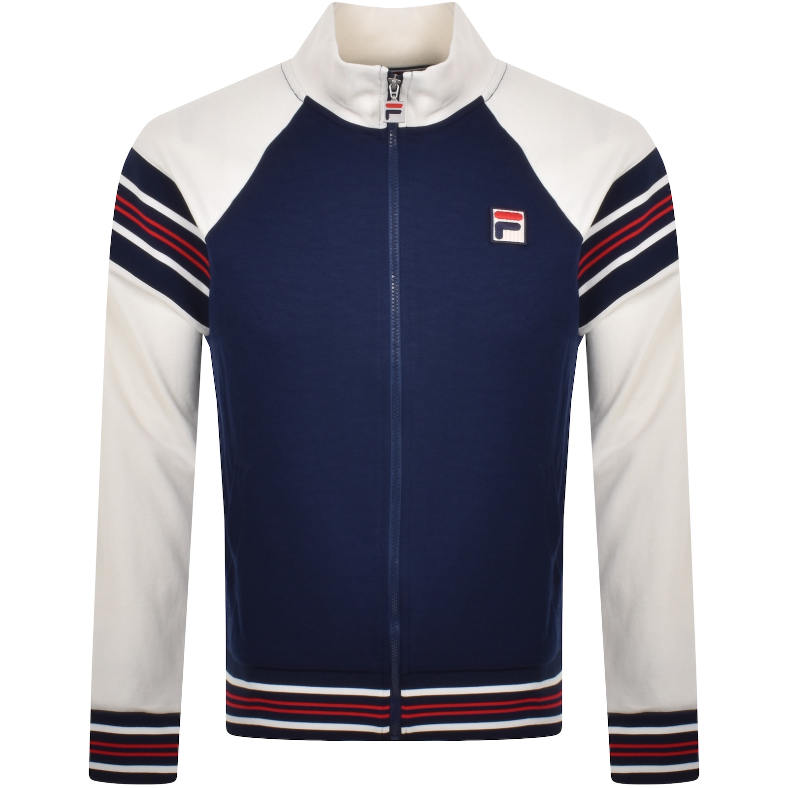 Shop Fila Vintage Ferarra Track Jacket Navy